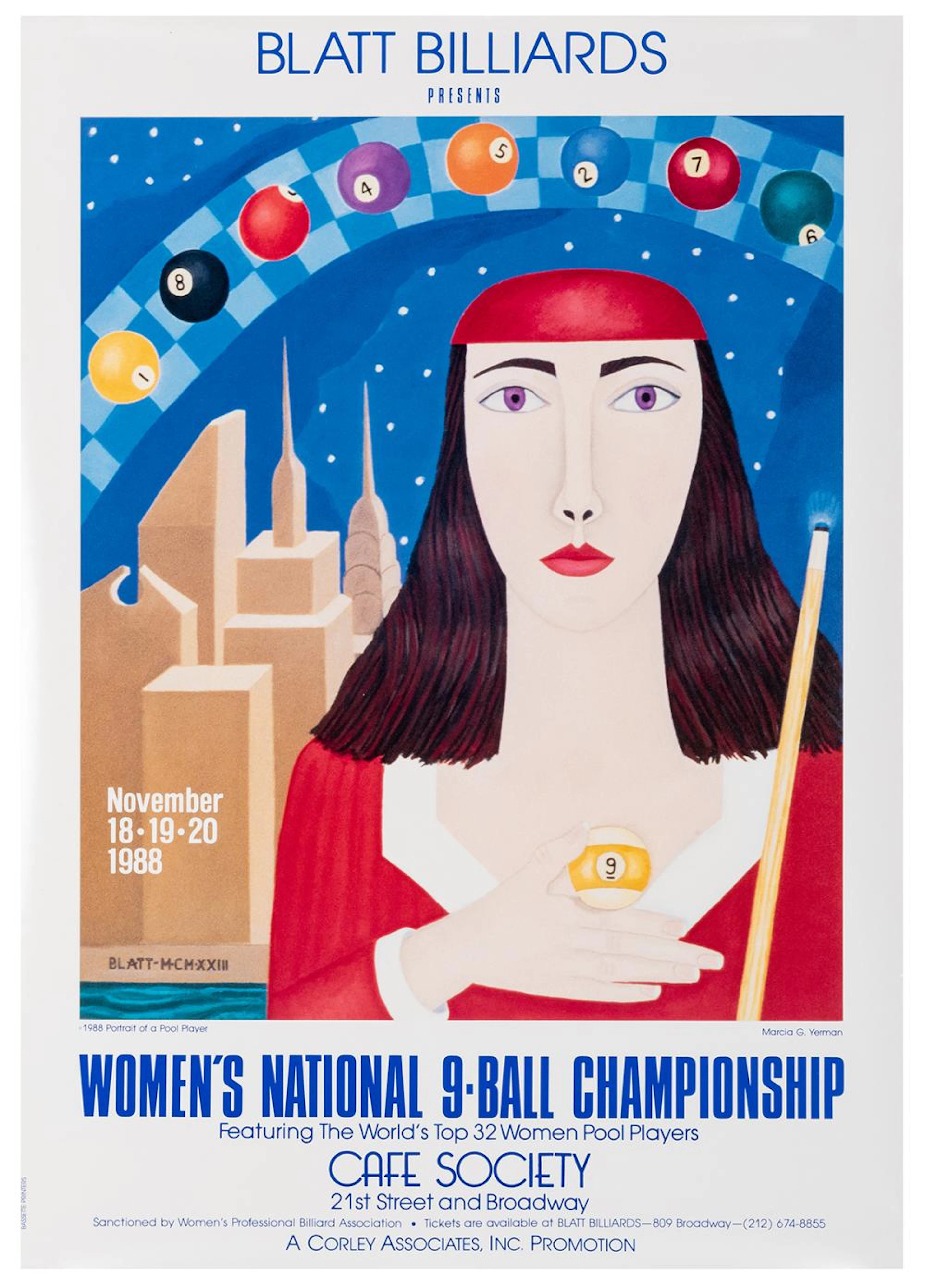 Yerman, Marcia G. Women?s National 9-Ball Championship. 198...