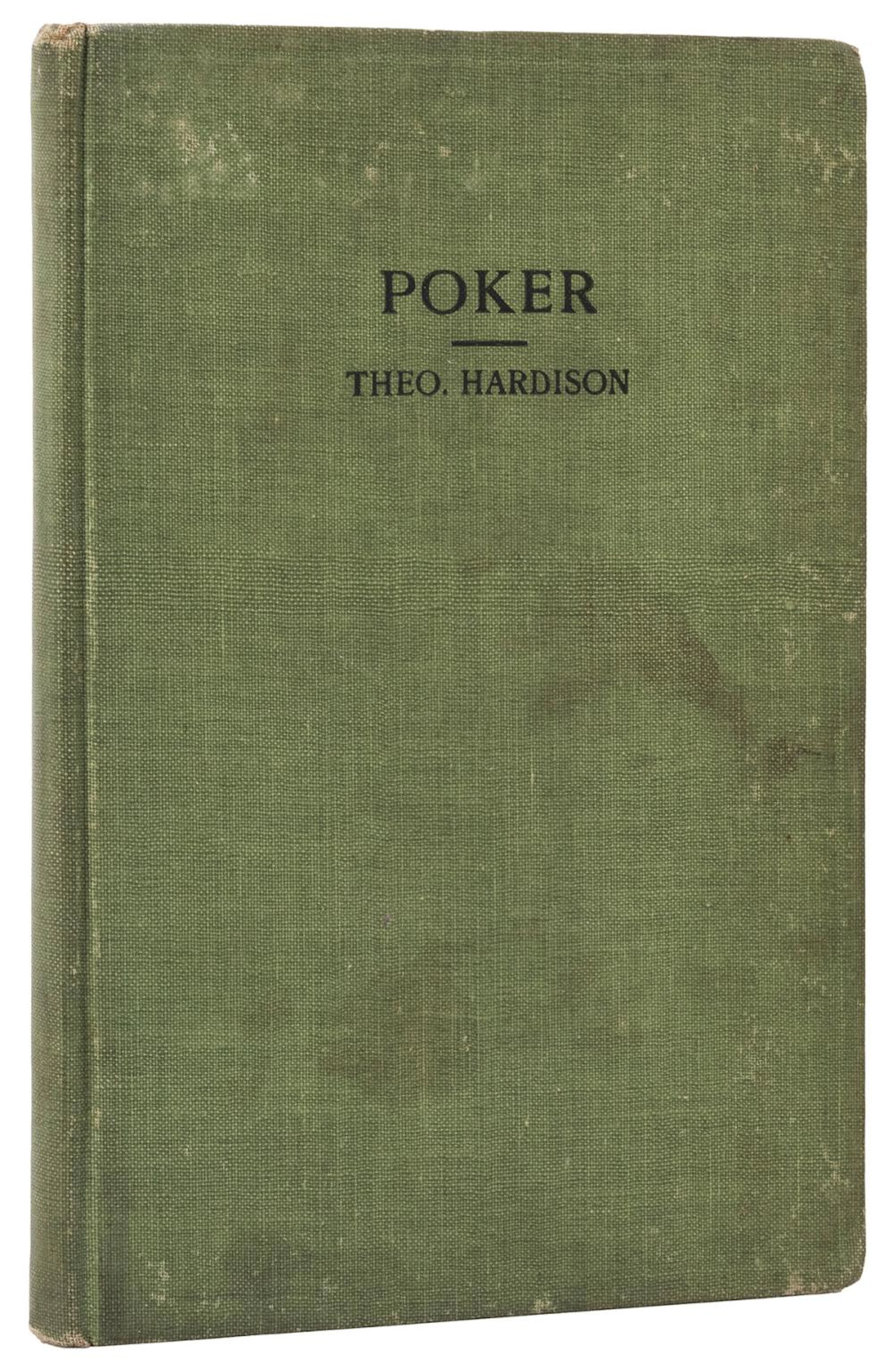 [Poker] Hardison, Theodore. Poker? [St. Louis: Hardison Pub...