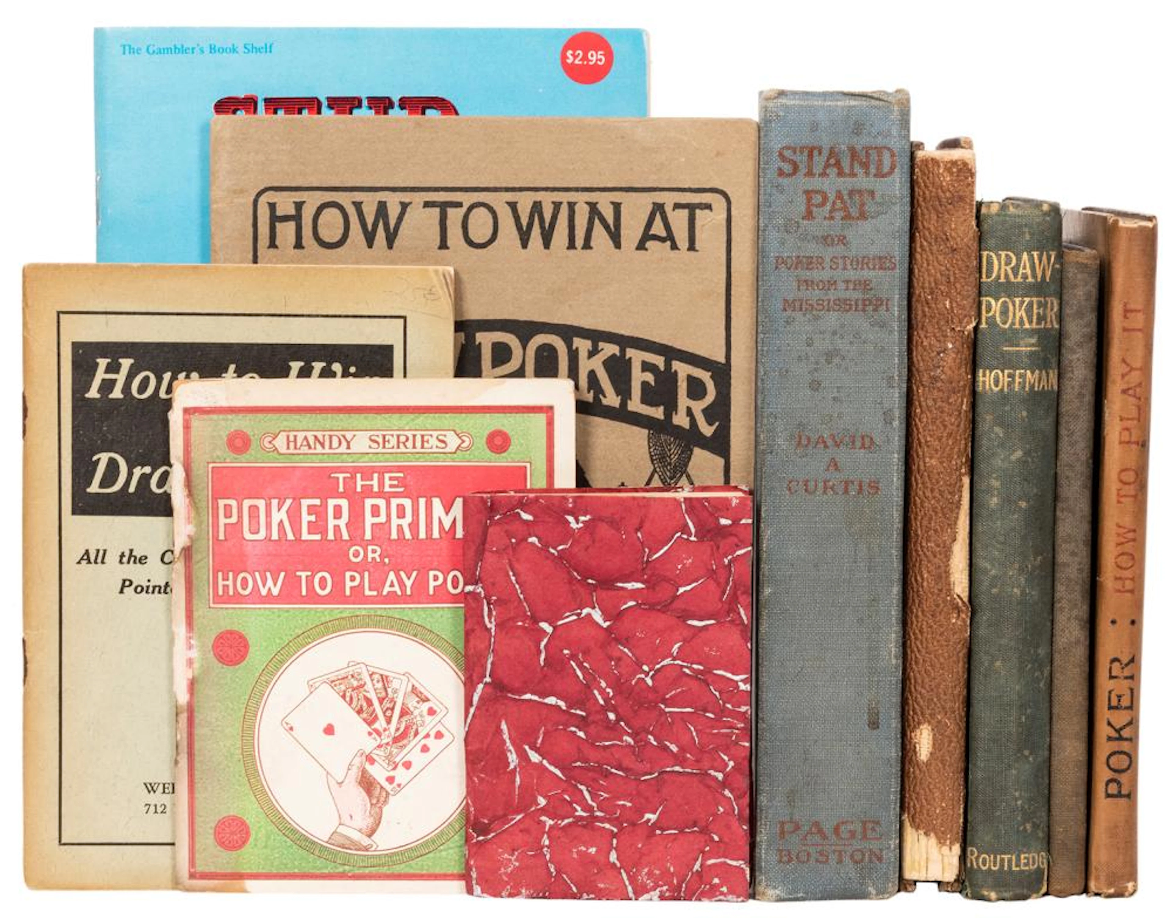 [Poker] Ten Vintage and Antiquarian Volumes on Poker. Inclu...