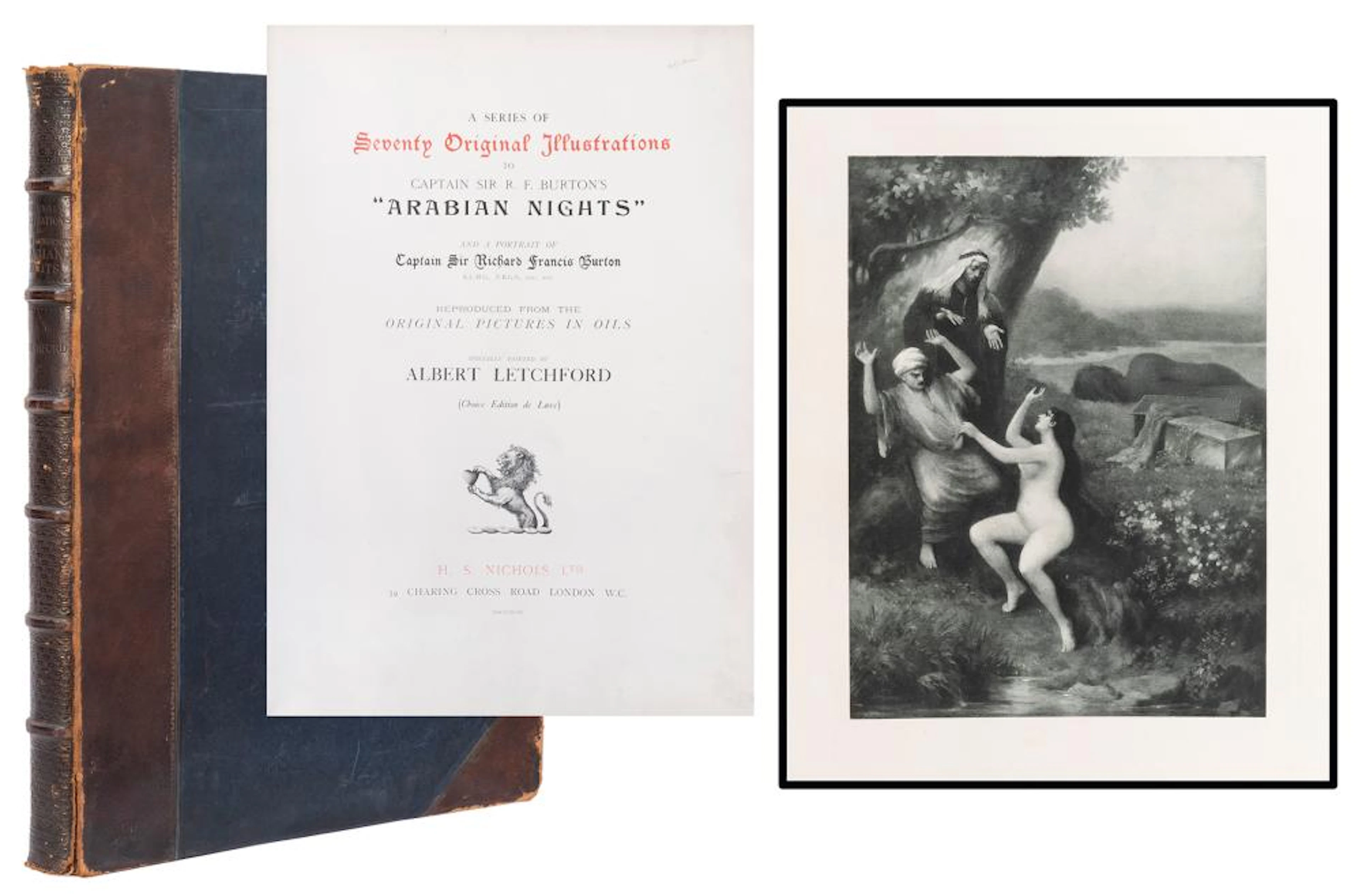 LETCHFORD, Albert (1866?1905), illustrator. Series of Seven...
