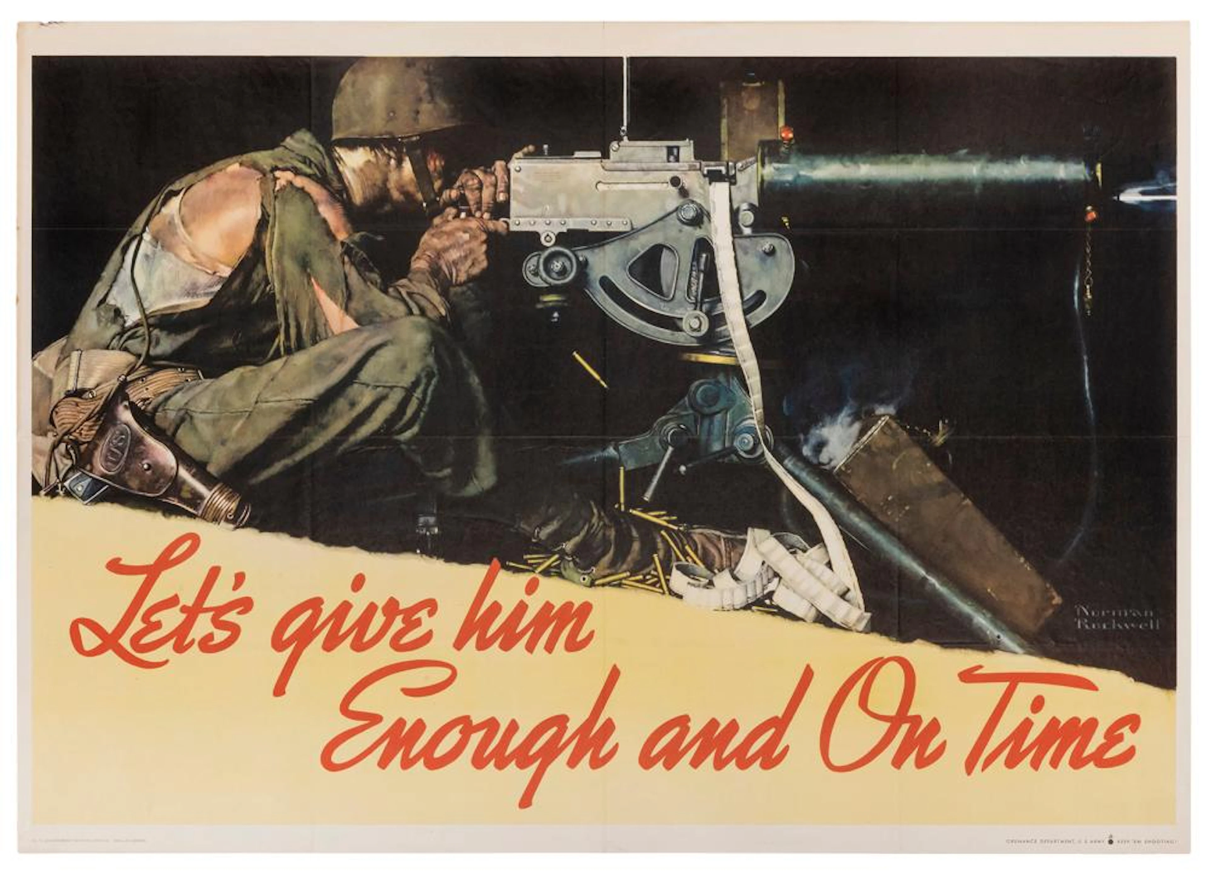 ROCKWELL, Norman (1894-1978). Let?s Give Him Enough and On ...