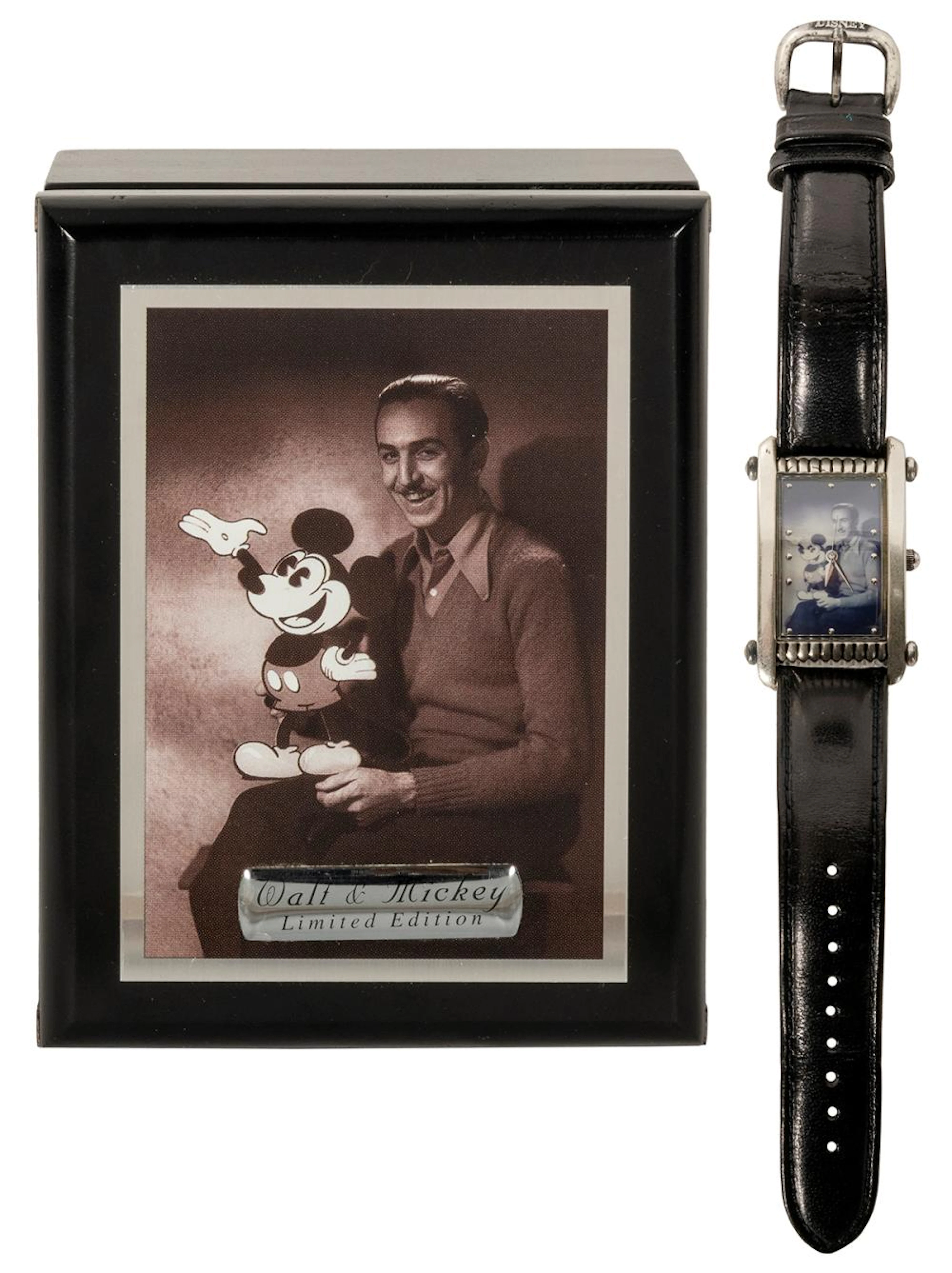 Walt and Mickey. Richardson, TX: Fossil, Inc., ca. 1990s. H...