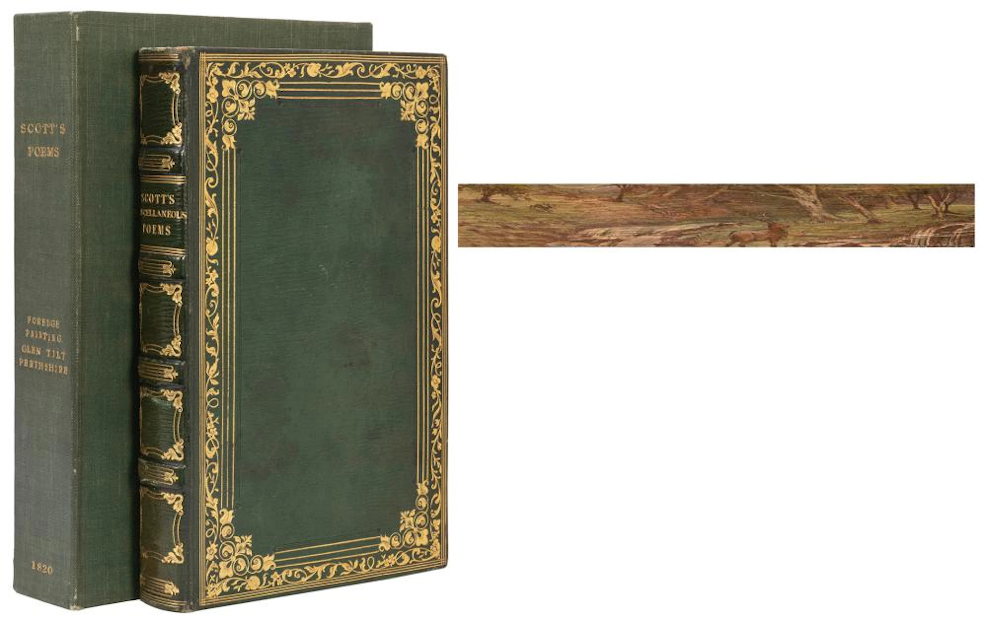 [FORE?EDGE PAINTING]. SCOTT, Walter (1771?1832). Miscellane...