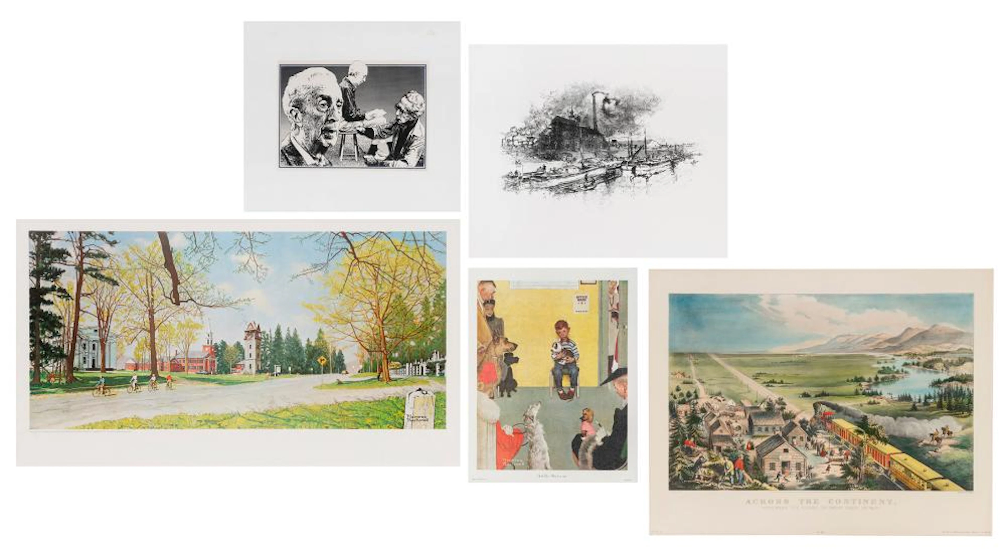 Assortment of Prints and Posters Including U.S. Civil War, ...