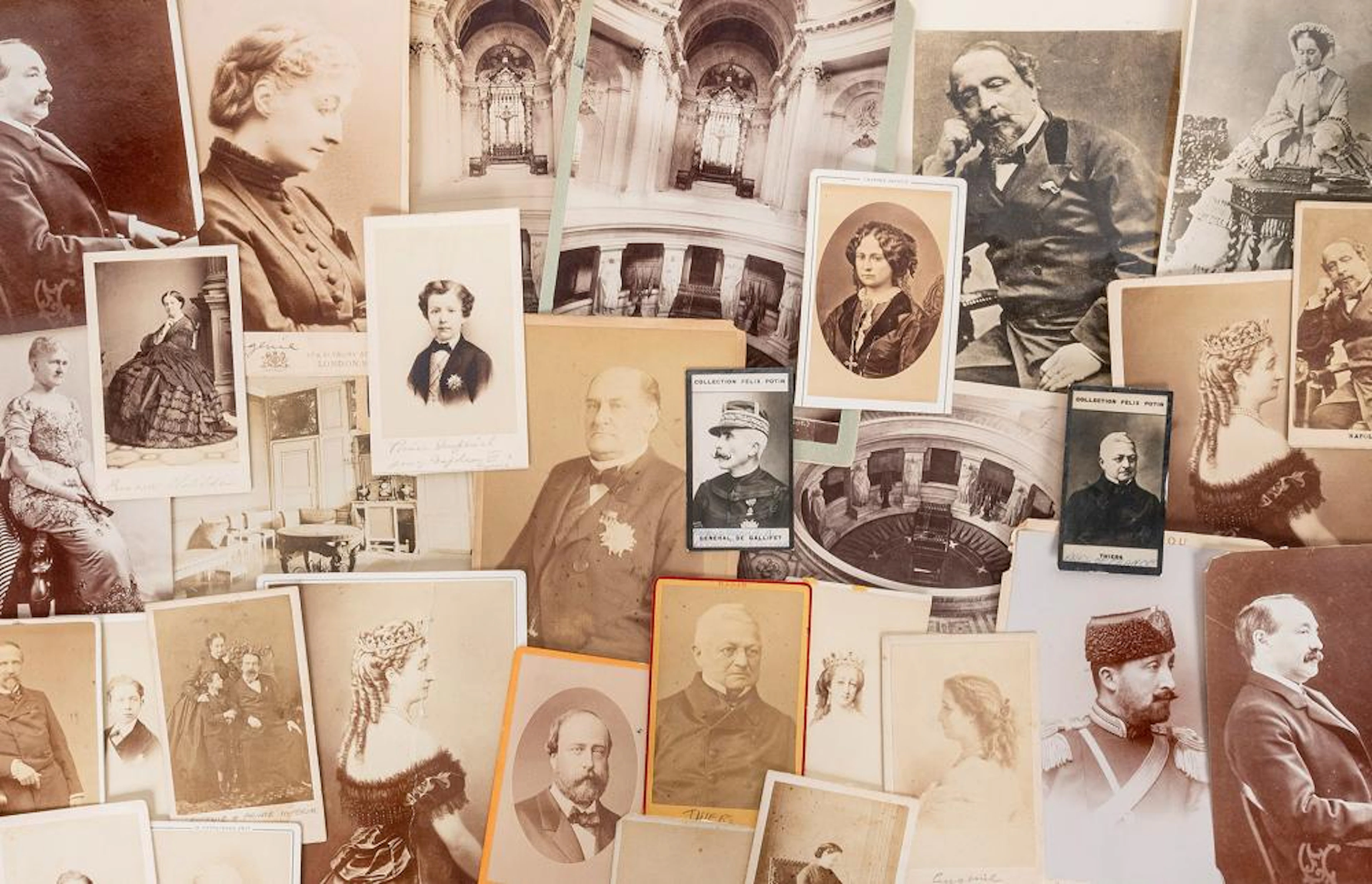 BONAPARTE FAMILY PHOTO GROUP. 19TH CENTURY. OVER 25 PHOTOS,...