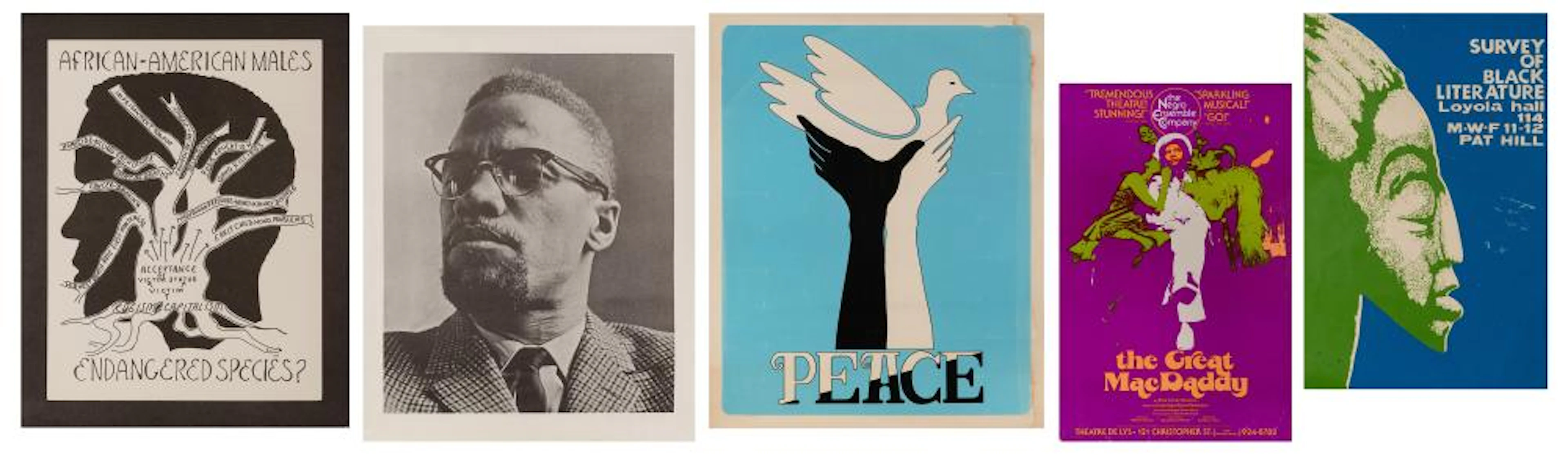 [AFRICAN AMERICANA]. GROUP OF 15 POLITICAL, THEATRICAL, LIT...