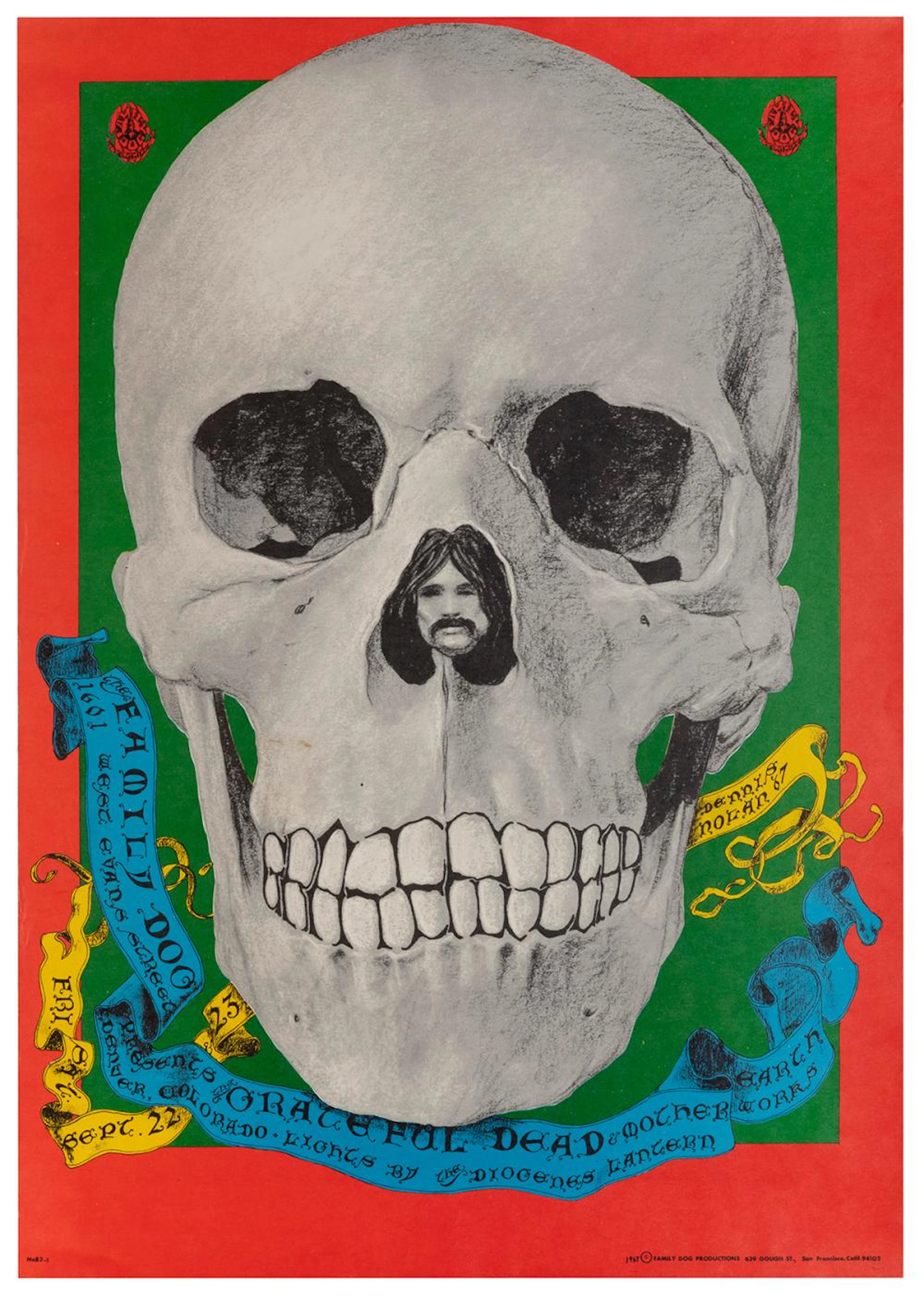 OLAN, Dennis. The Grateful Dead (?The Head?). 1967. Family...