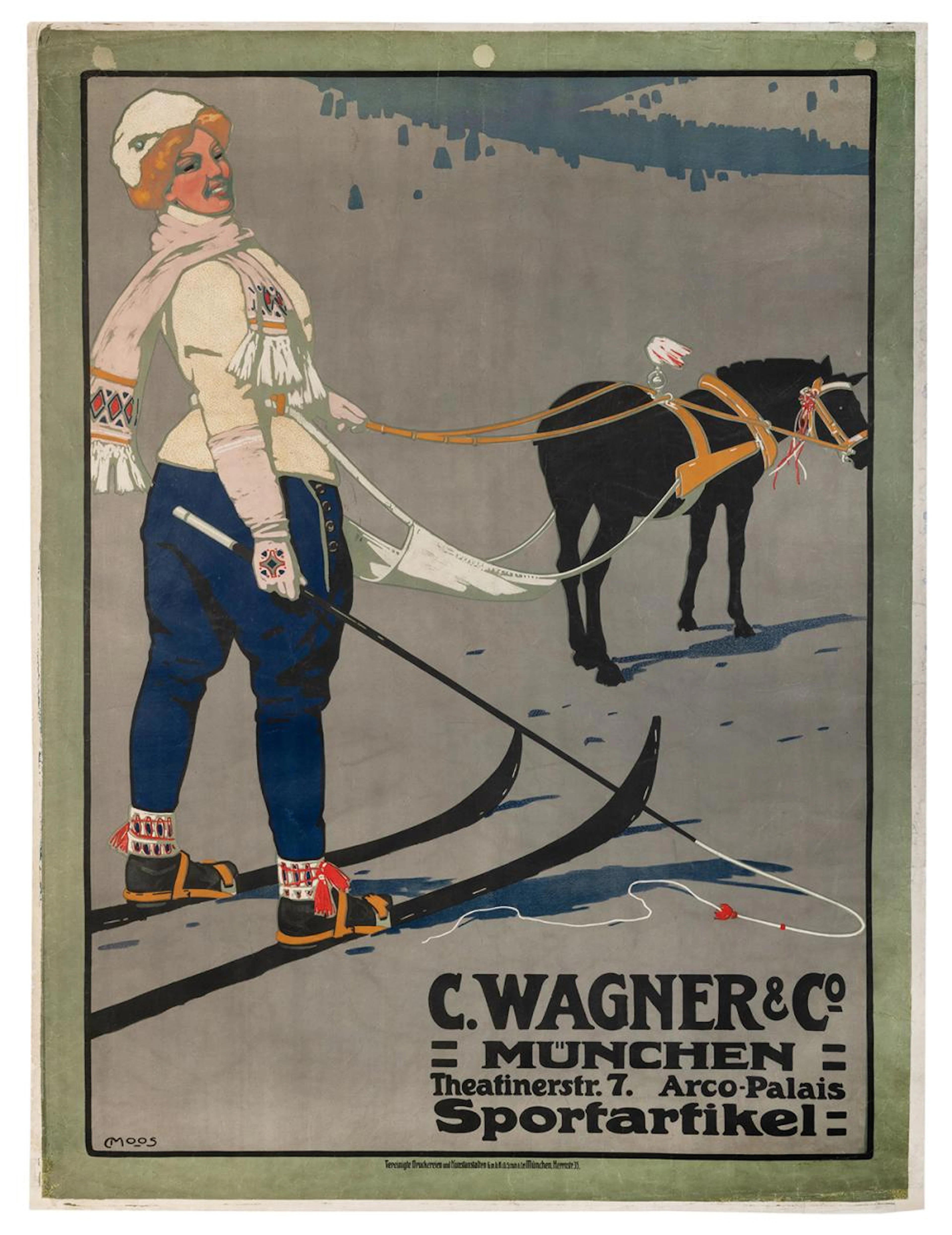 MOOS, Carl Franz (1878-1959). C. Wagner & Co. / Munchen / S...