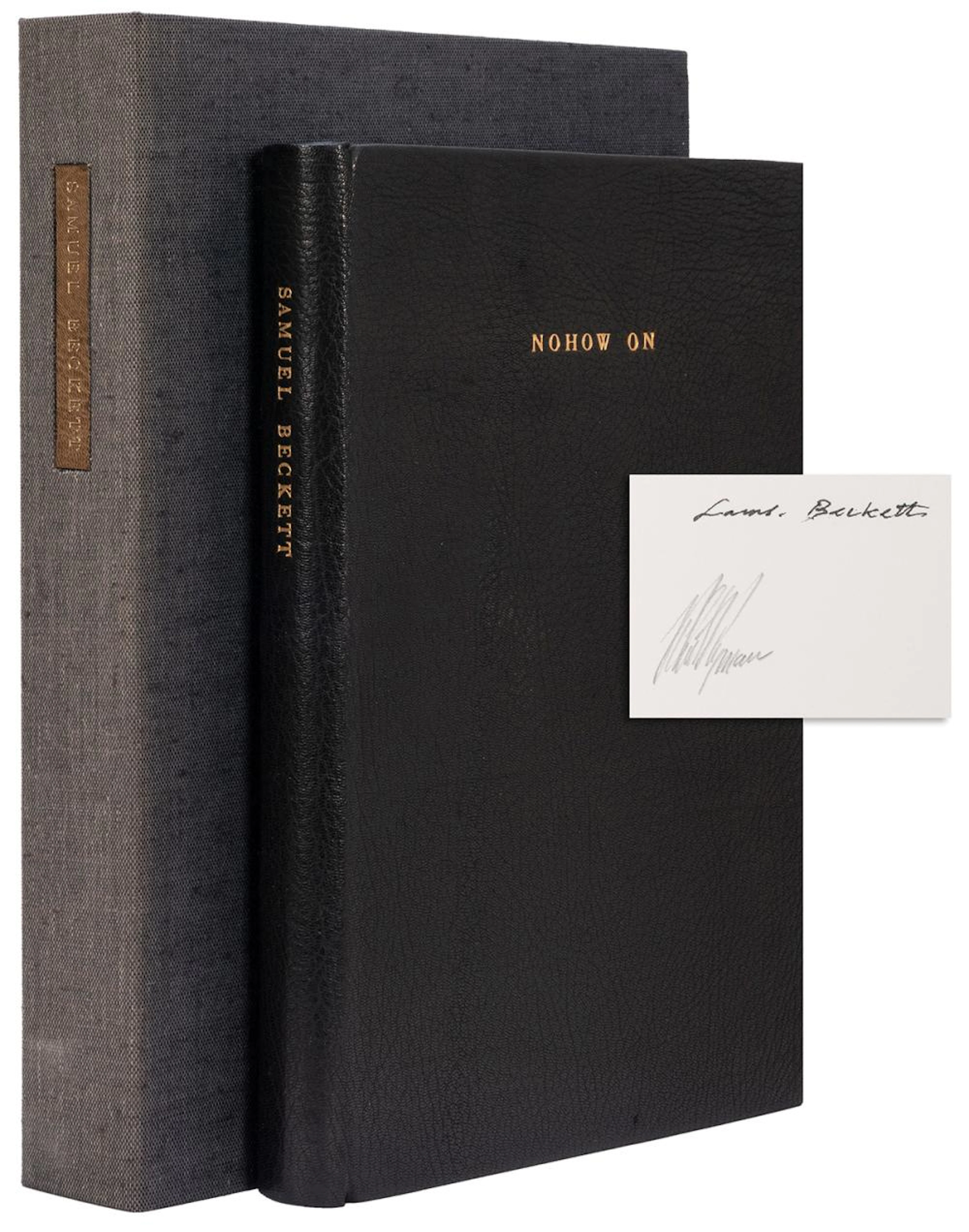 [LIMITED EDITIONS CLUB]. BECKETT, Samuel (1906?1989). Nohow...