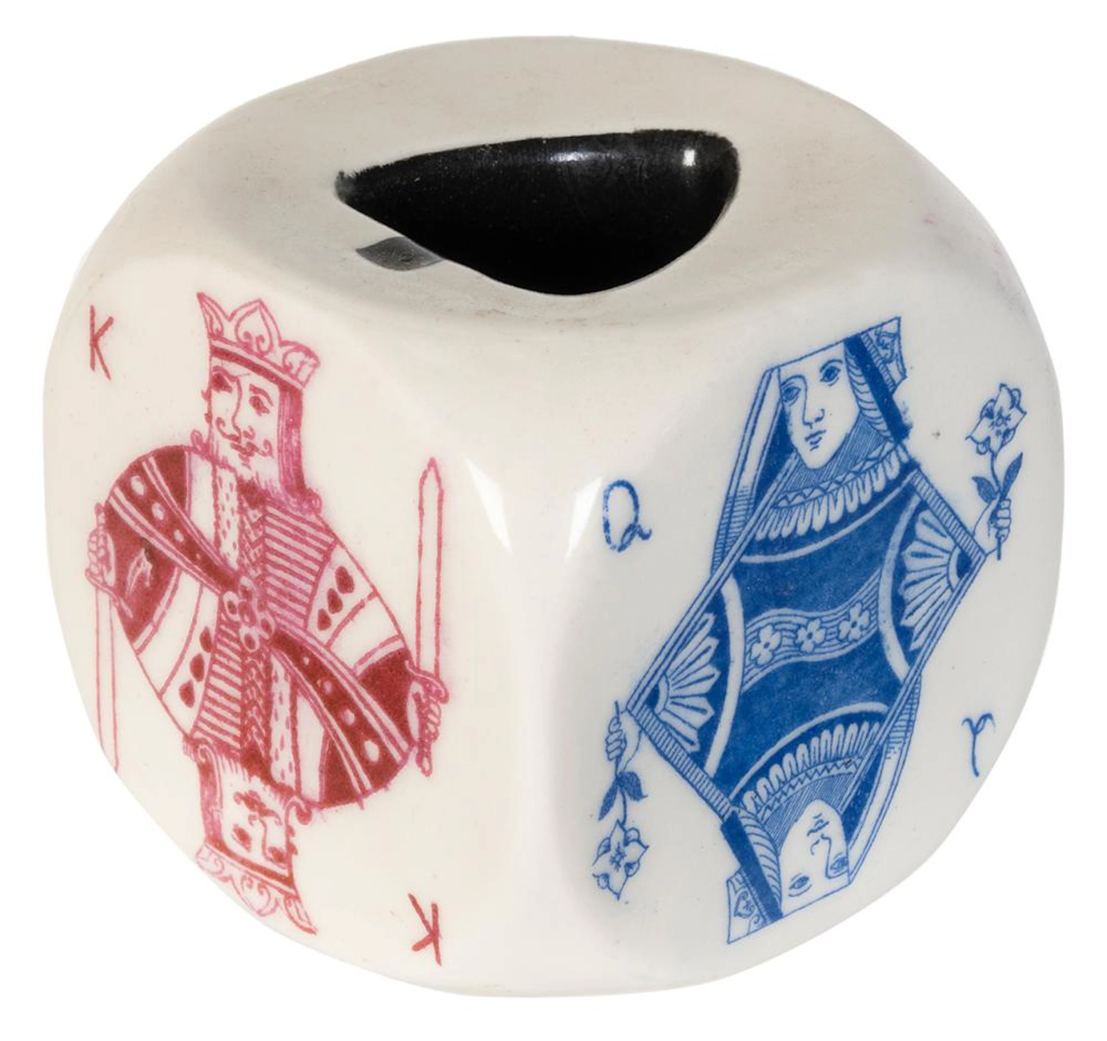 Royal Bayreuth Dice Cube Ash Tray. Figural ash-tray in the ...