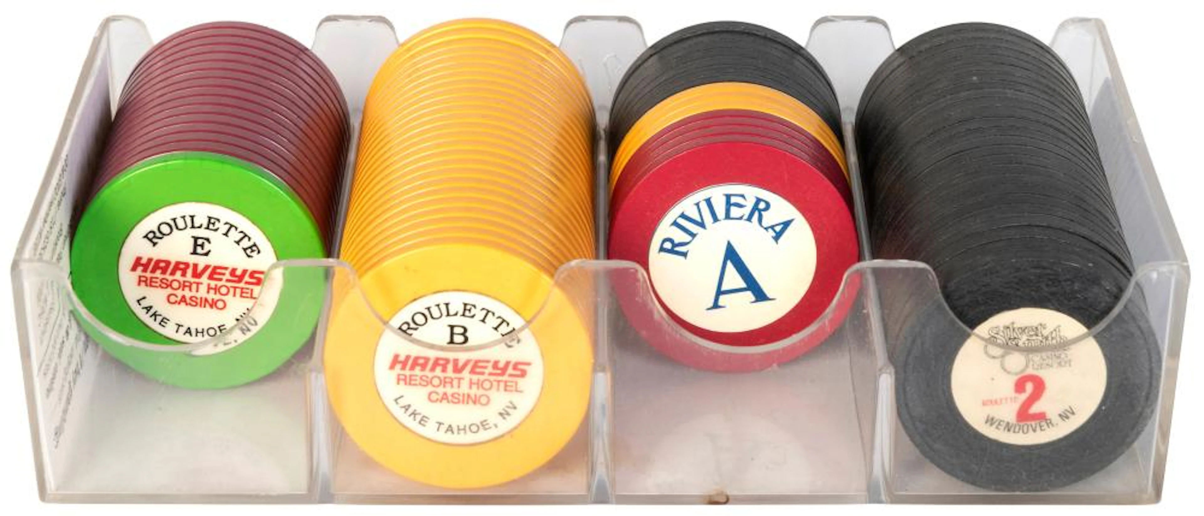 Lot of Harvey?s, Silver Smith, and Riviera Casino Roulette ...