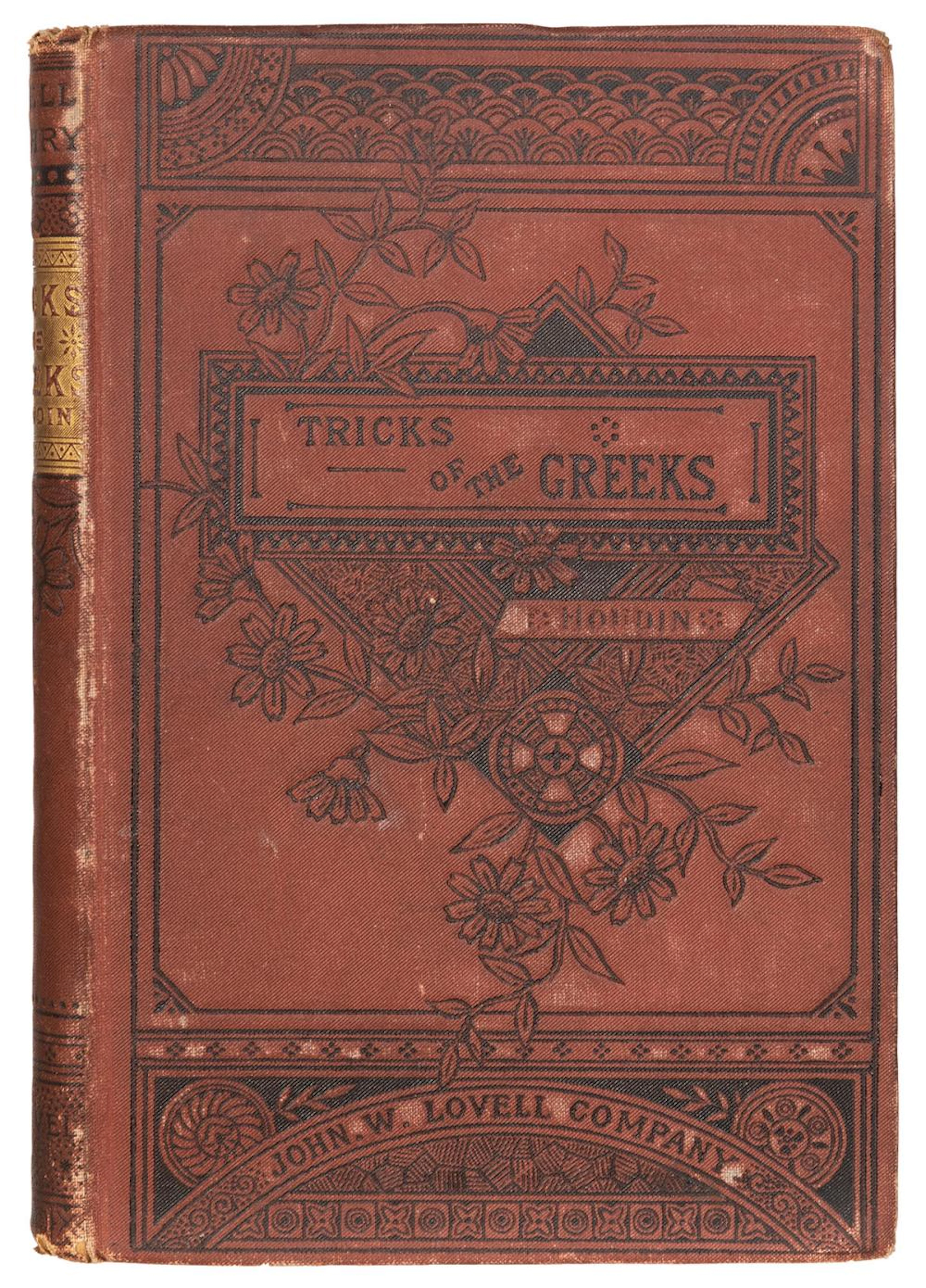 ROBERT-HOUDIN, Jean-Eugene (1805-1871). Tricks of the Greek...