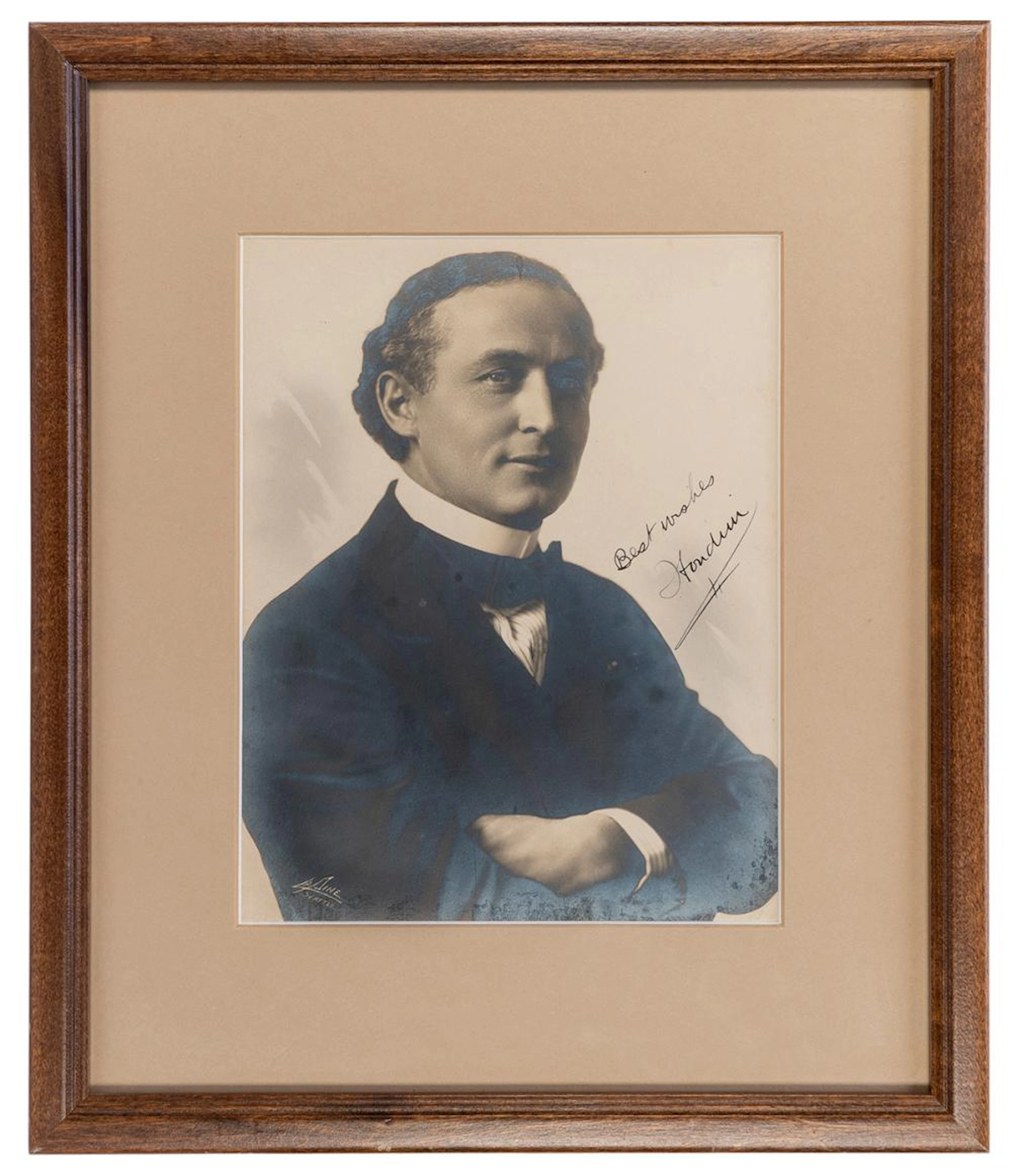 Houdini, Harry (Ehrich Weisz). Inscribed and Signed Portrai...