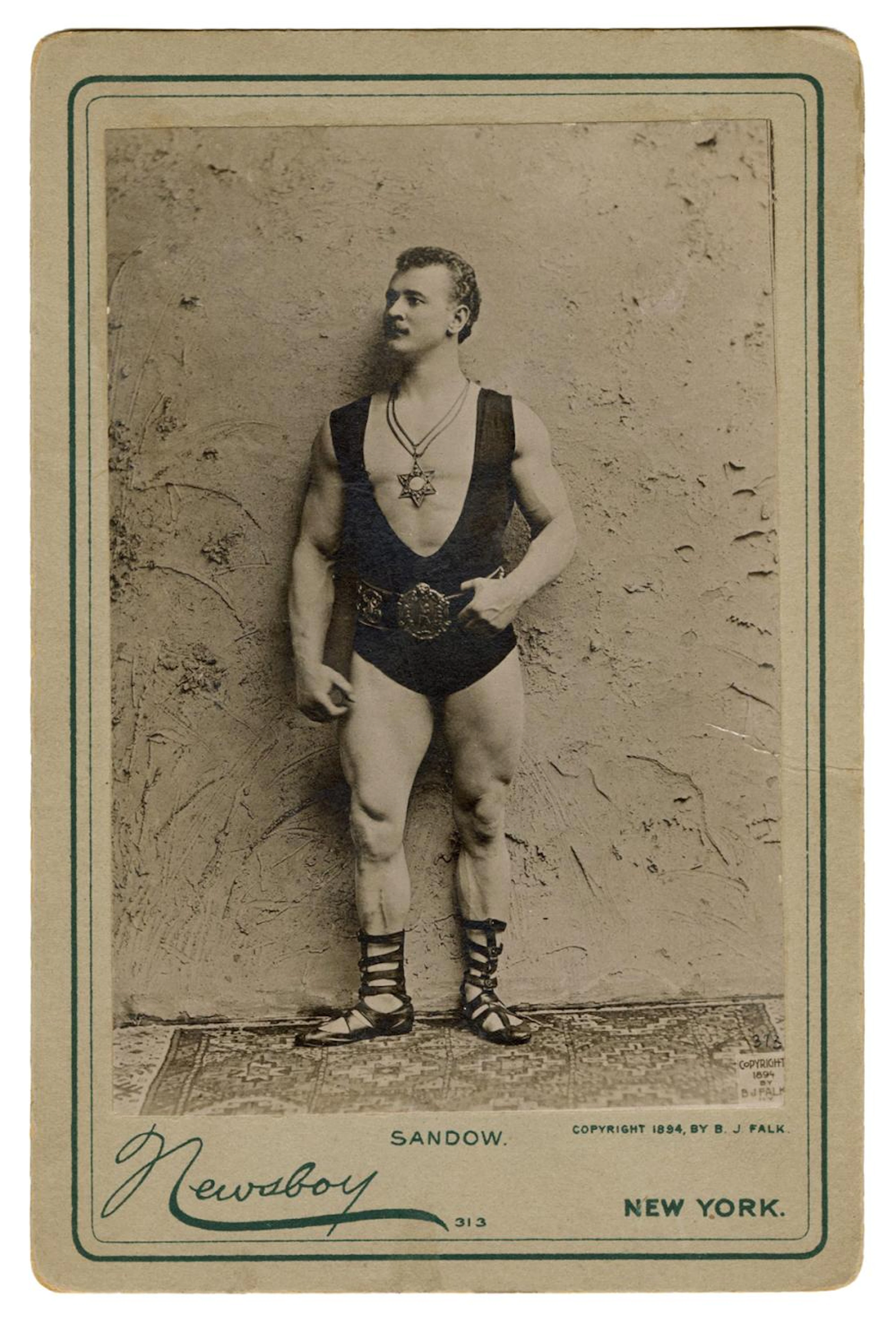 SANDOW, Eugen (1867-1925). ? FALK, Benjamin Joseph (1853-19...