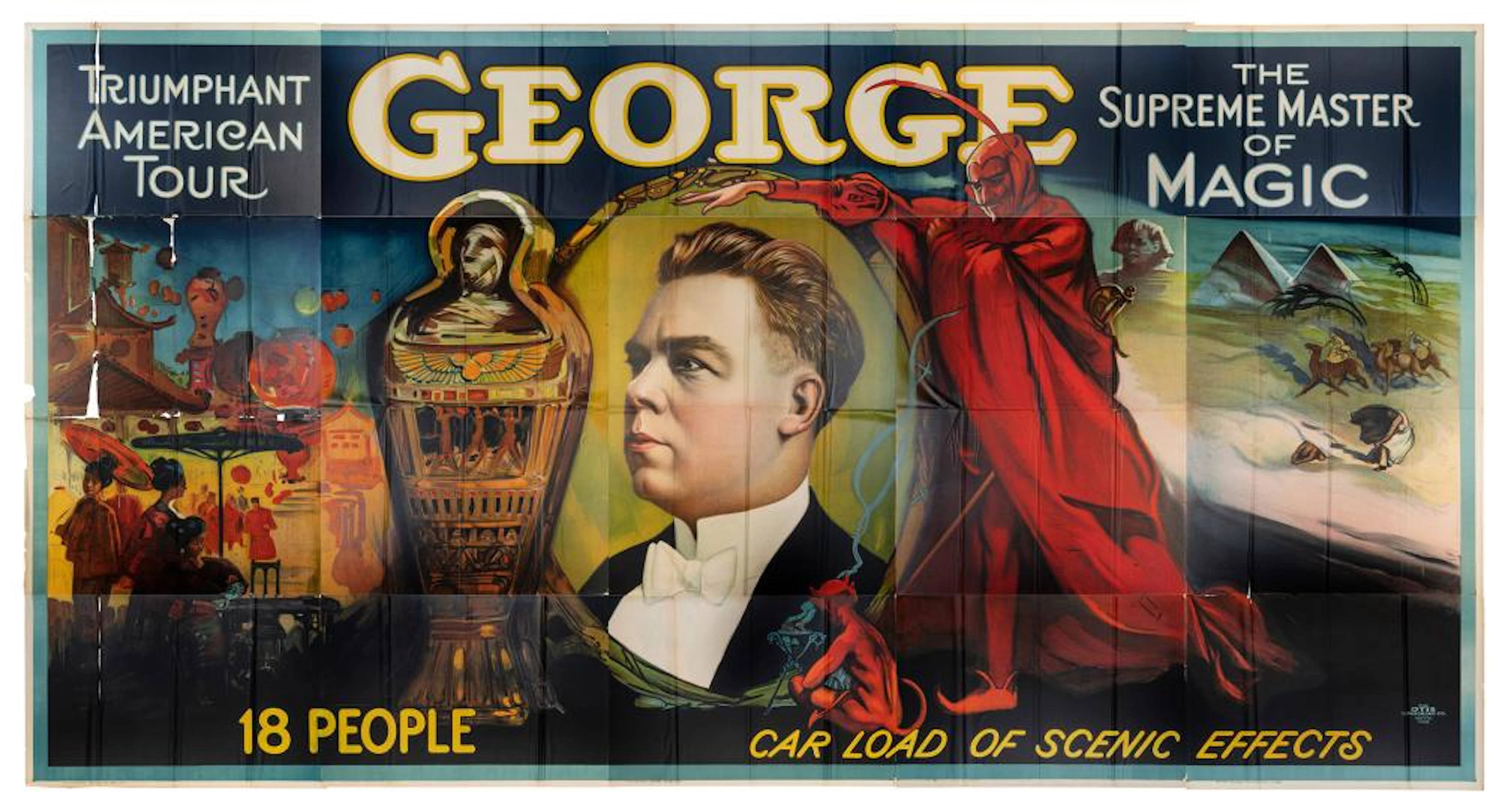 GEORGE, Grover. George / Supreme Master of Magic. Billboard...