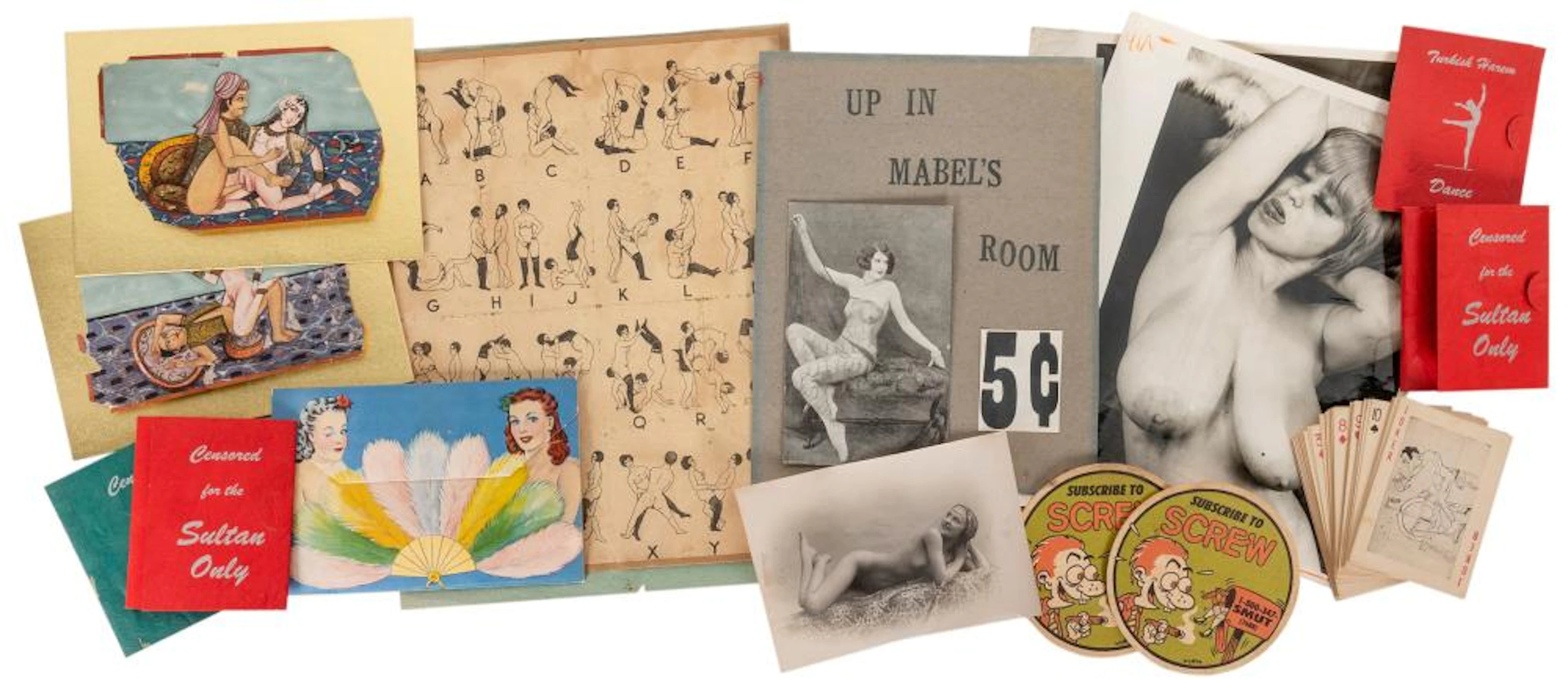 [EROTICA]. A collection of erotica and pin-up items.