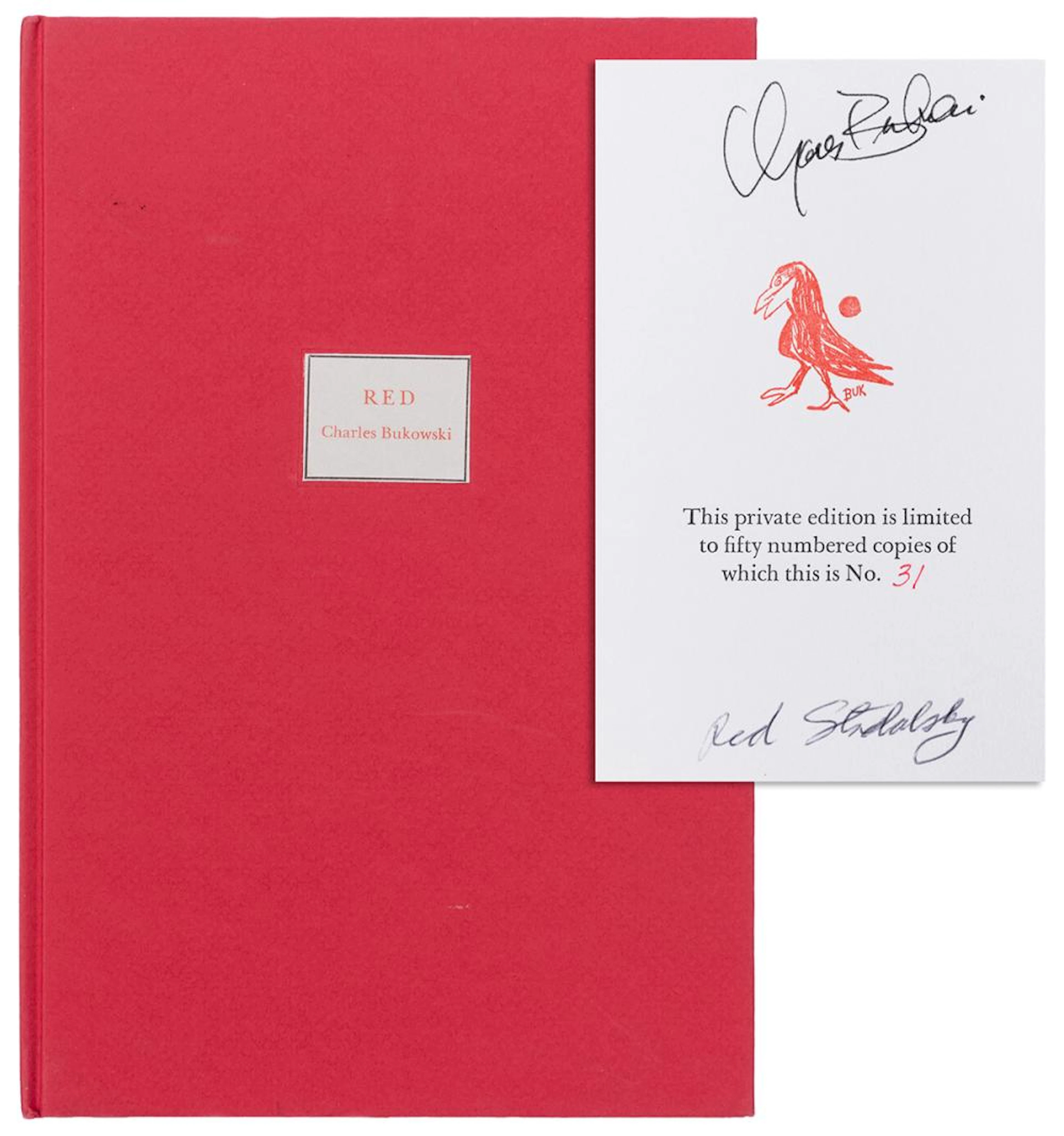 BUKOWSKI, Charles (1920?1994). Red. Hollywood: Burn Again P...