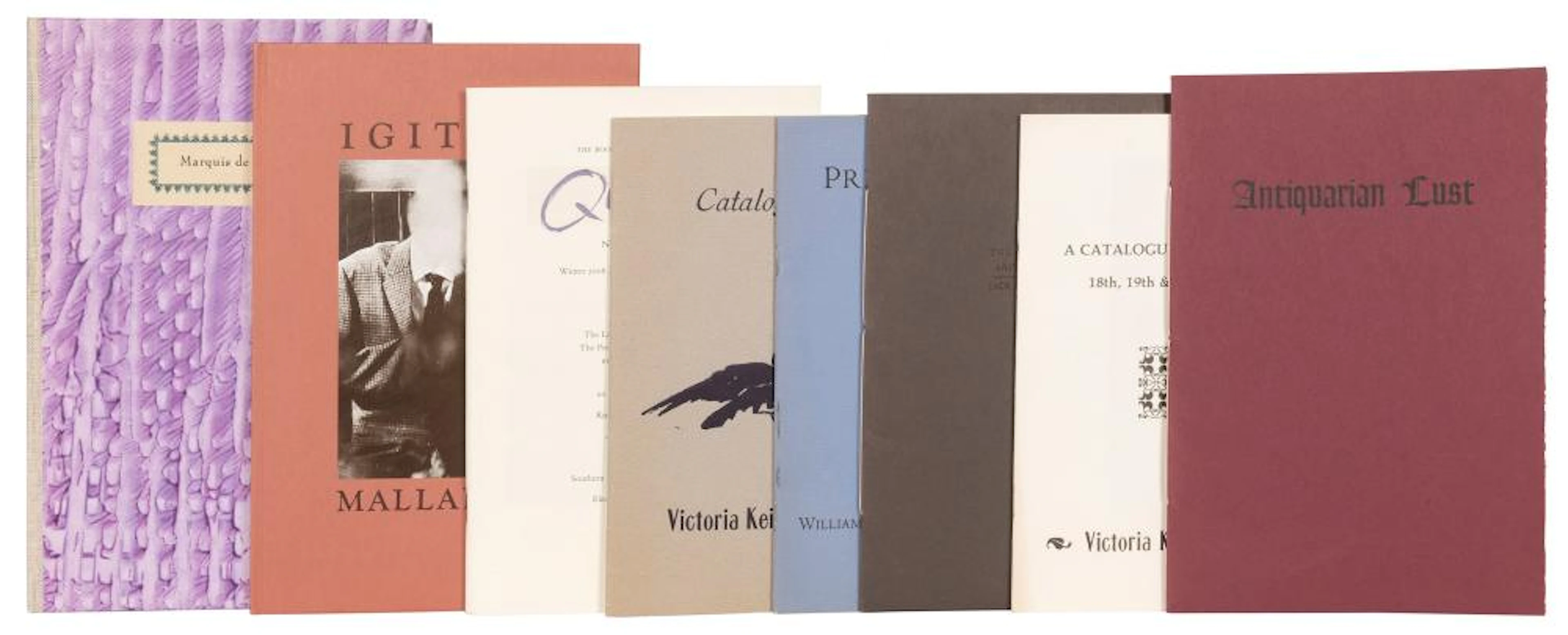 [SMALL PRESS]. A group of books and ephemera from William D...