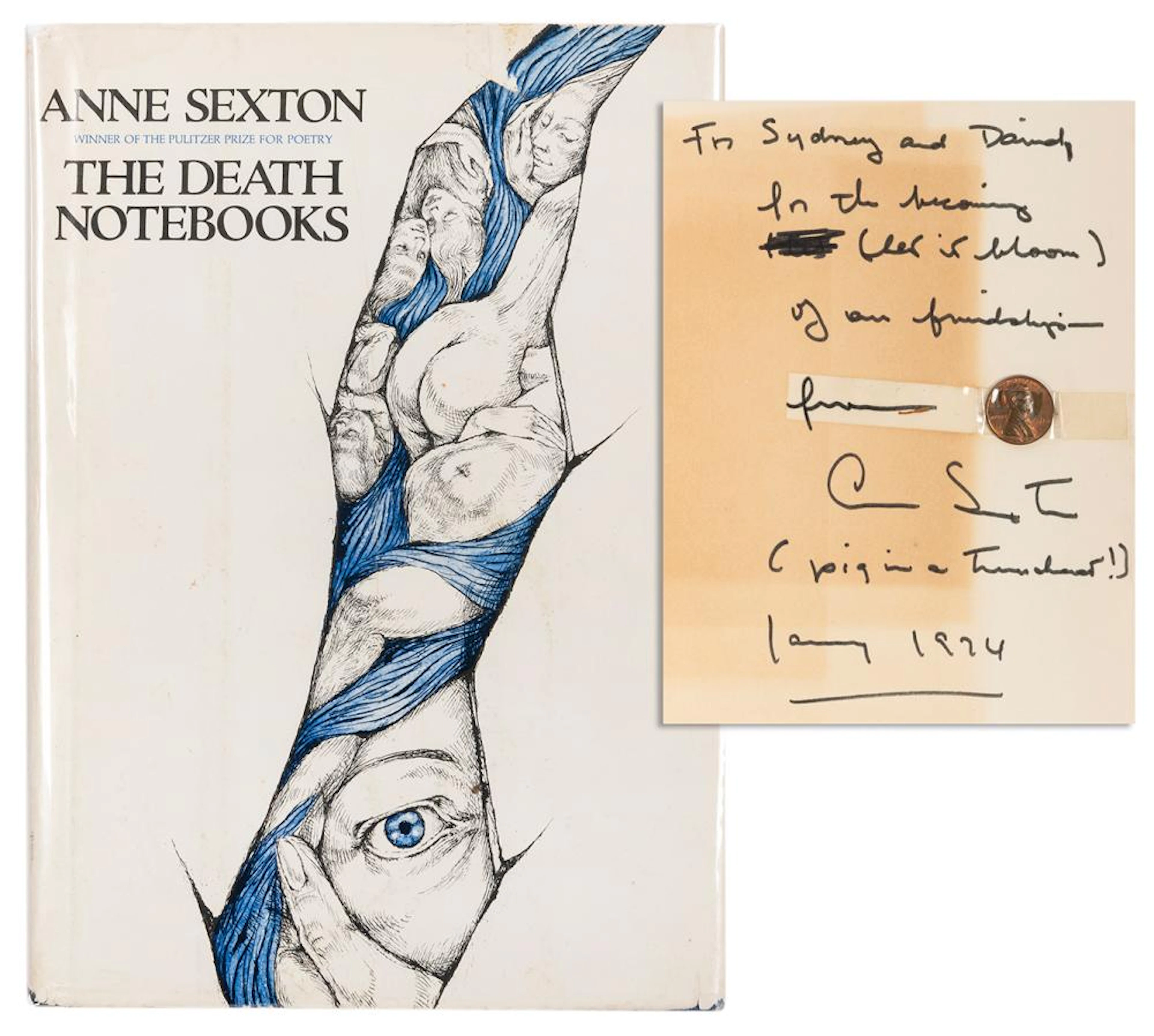 SEXTON, Anne (1928?1974). The Death Notebooks. Boston: Houg...