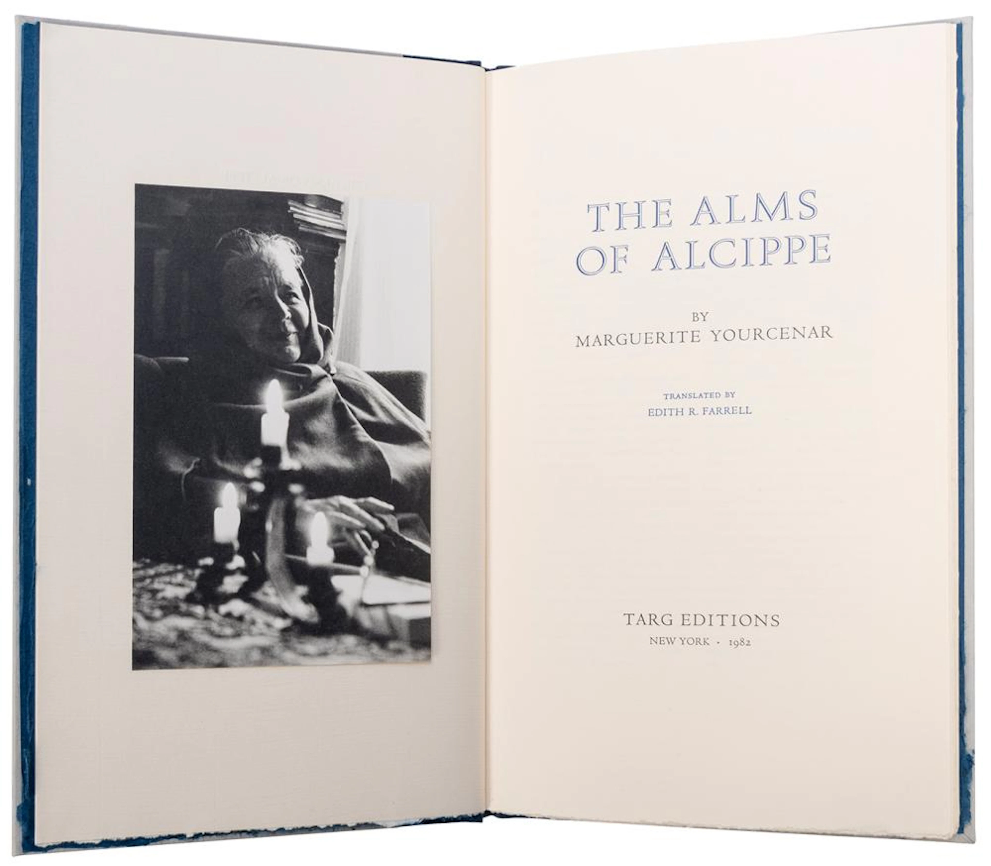 [SMALL PRESS]. YOURCENAR, Marguerite. The Alms of Alcippe. ...