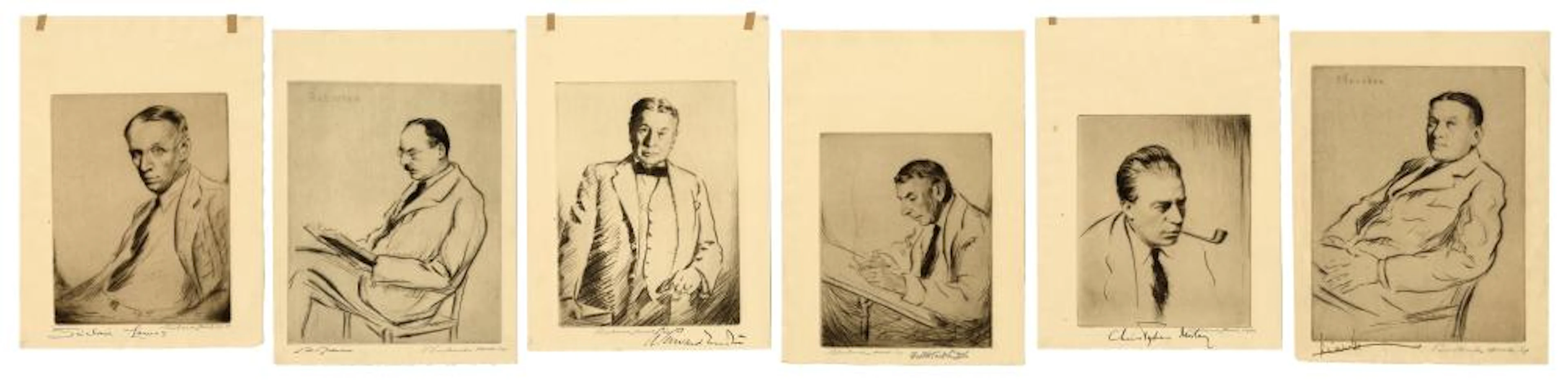 HOOD, Richard (1910?1995), illustrator. A group of 6 signed...