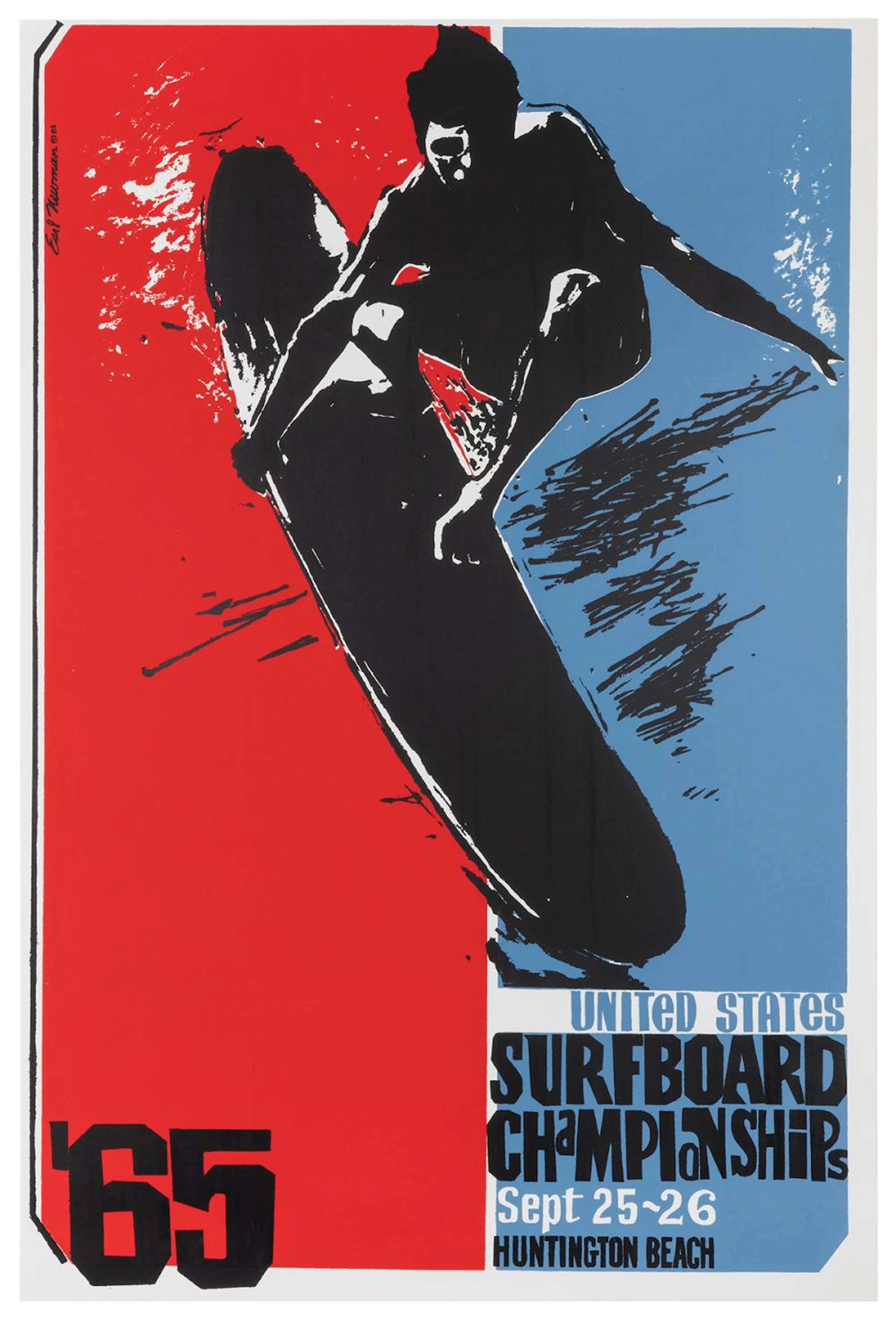 EWMAN, Earl (b. 1930). United States Surfboard Championshi...
