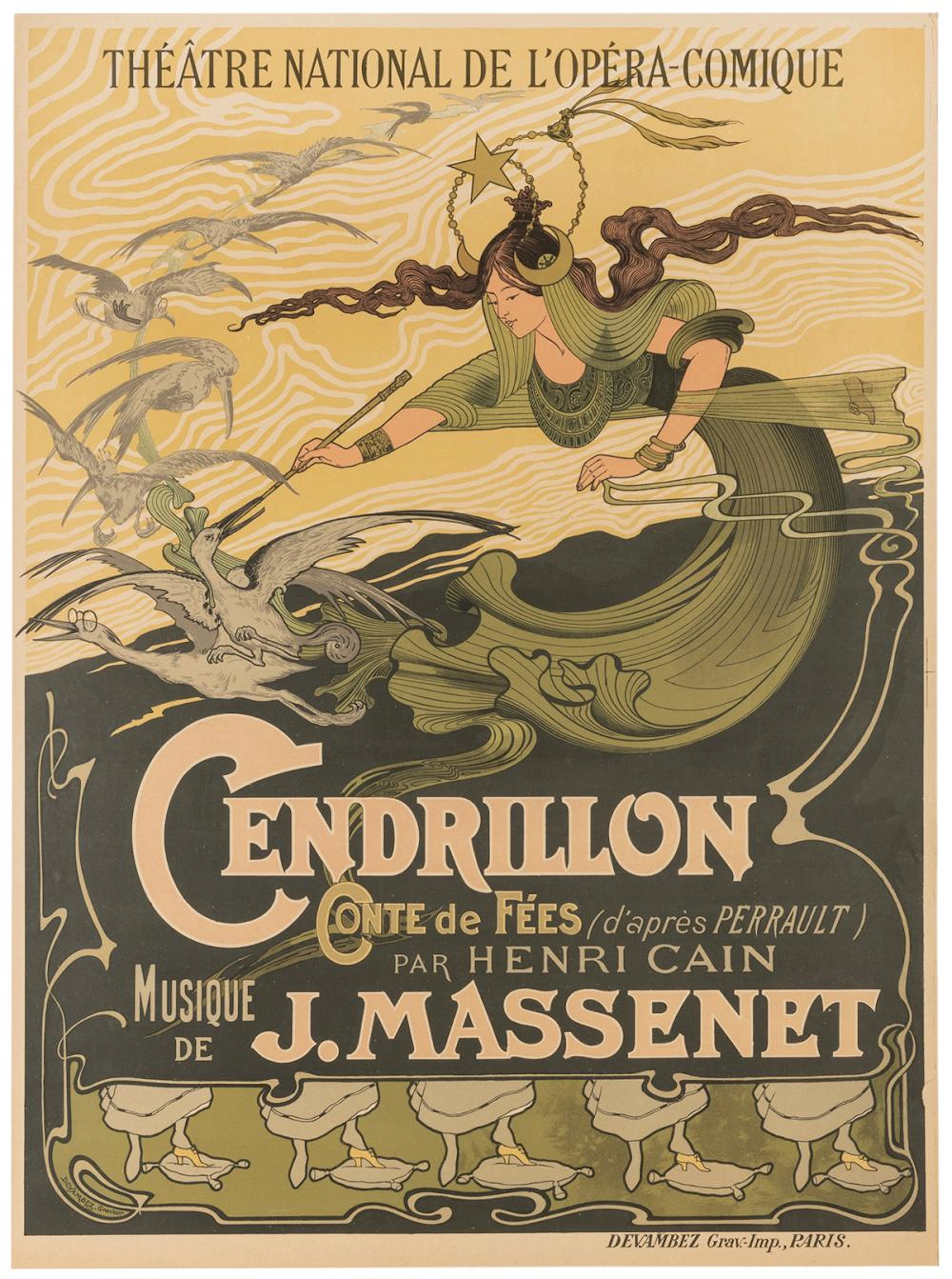 BERTRAND, Emile (1856-1927). Cendrillon. 1899. Paris: Devam...