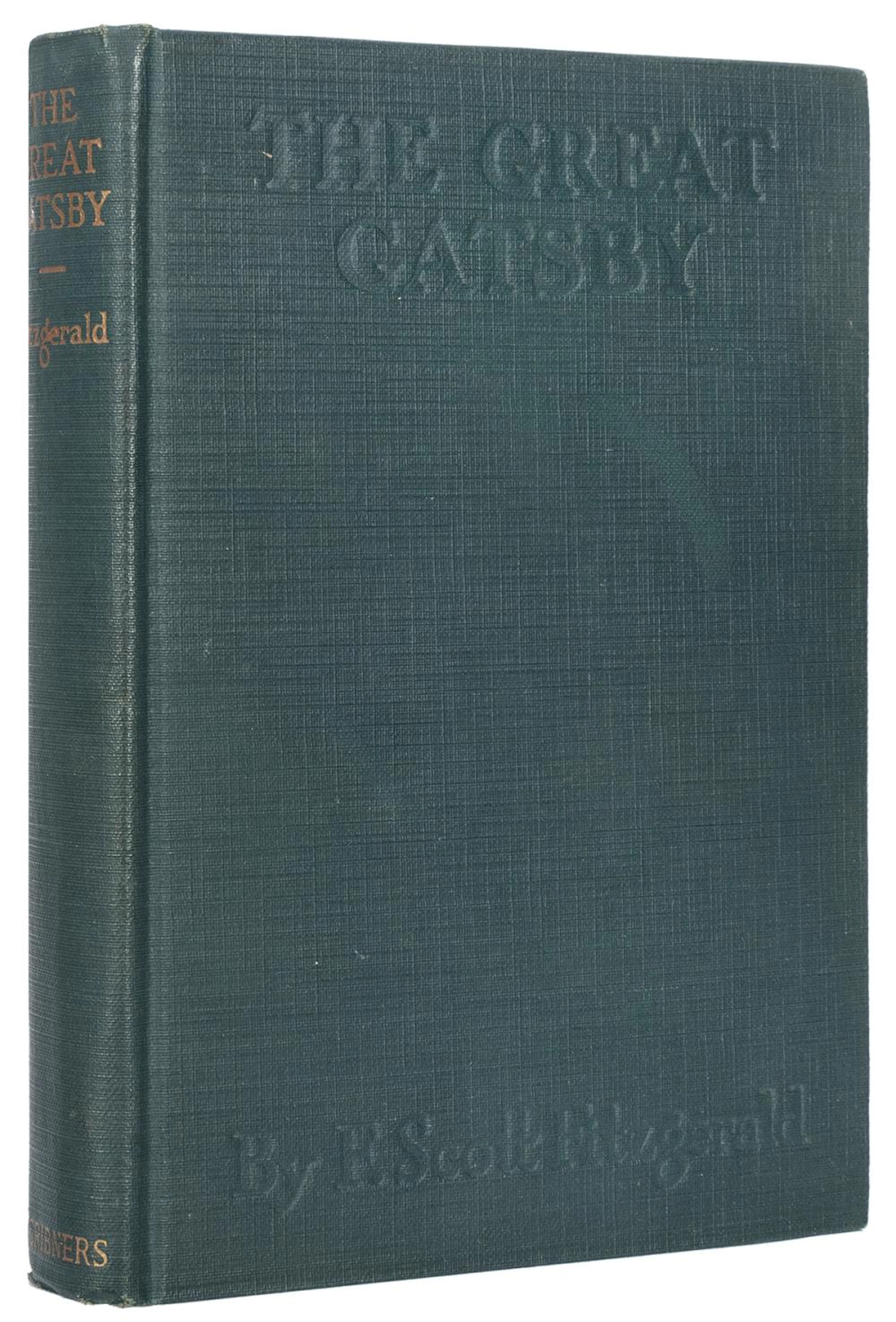 FITZGERALD, F. Scott (1896?1940). The Great Gatsby. New Yor...
