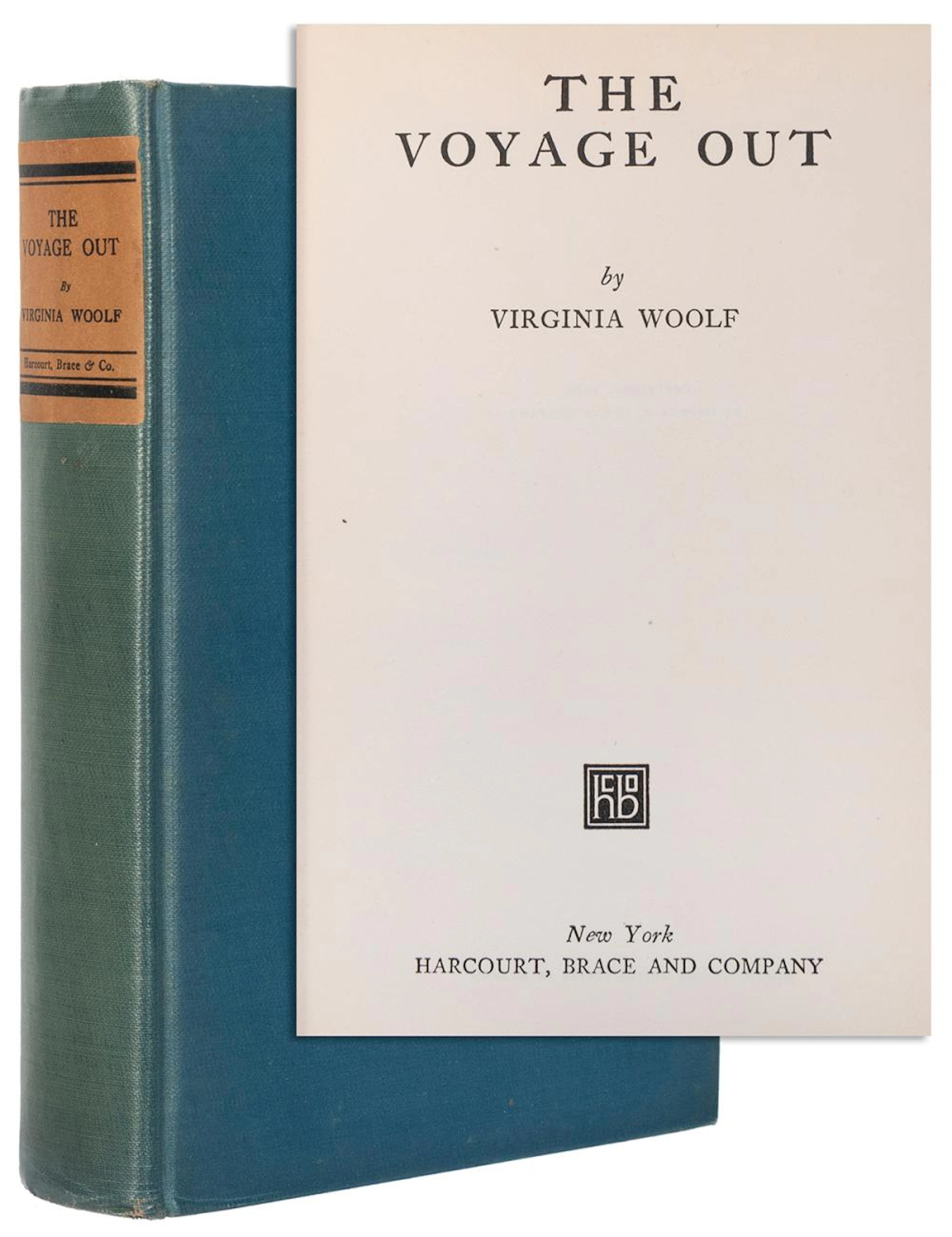 WOOLF, Virginia (1882?1941). The Voyage Out. New York: Harc...