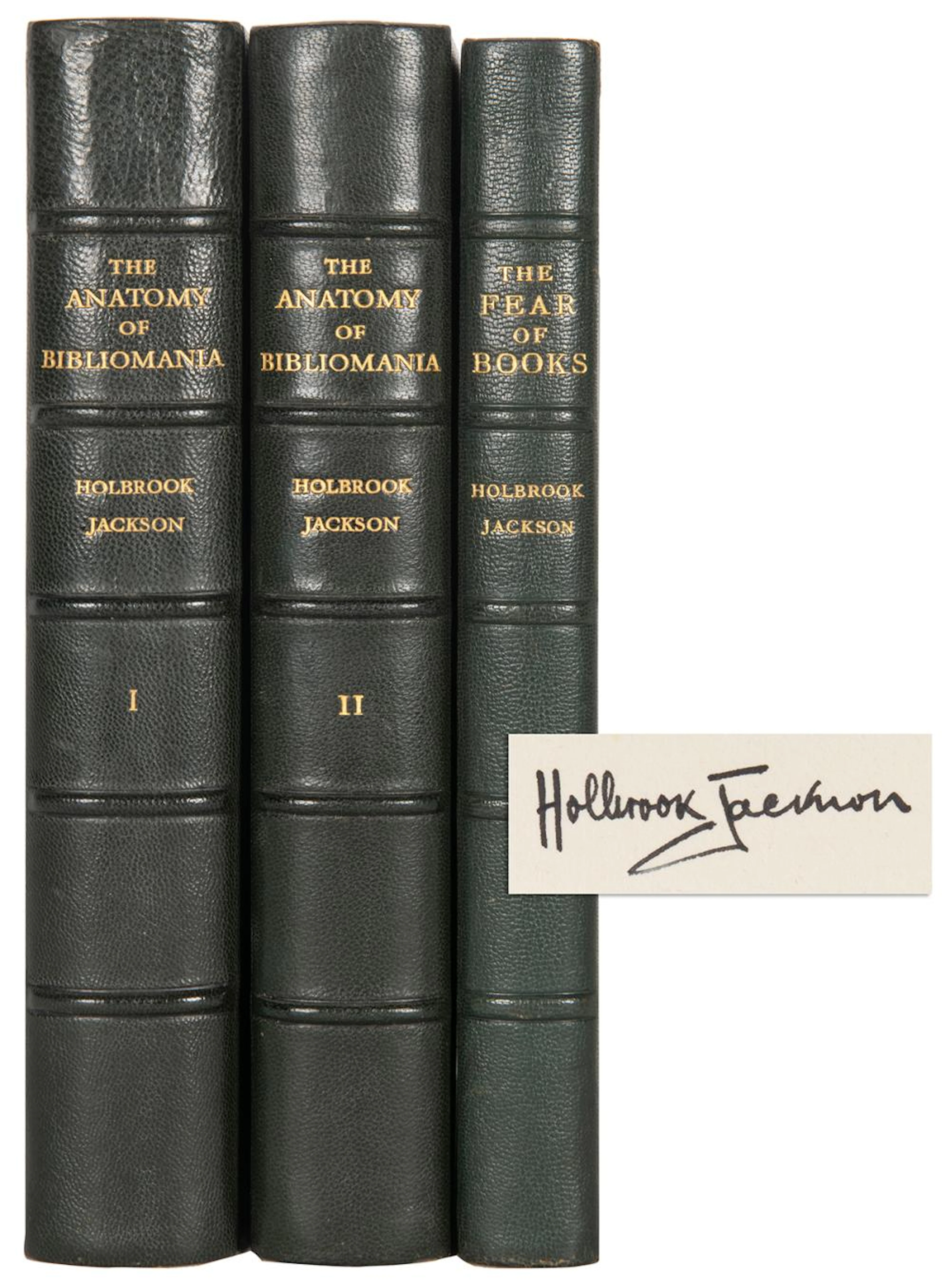 [BOOKS ABOUT BOOKS]. JACKSON, Holbrook (1874?1948). The Ana...