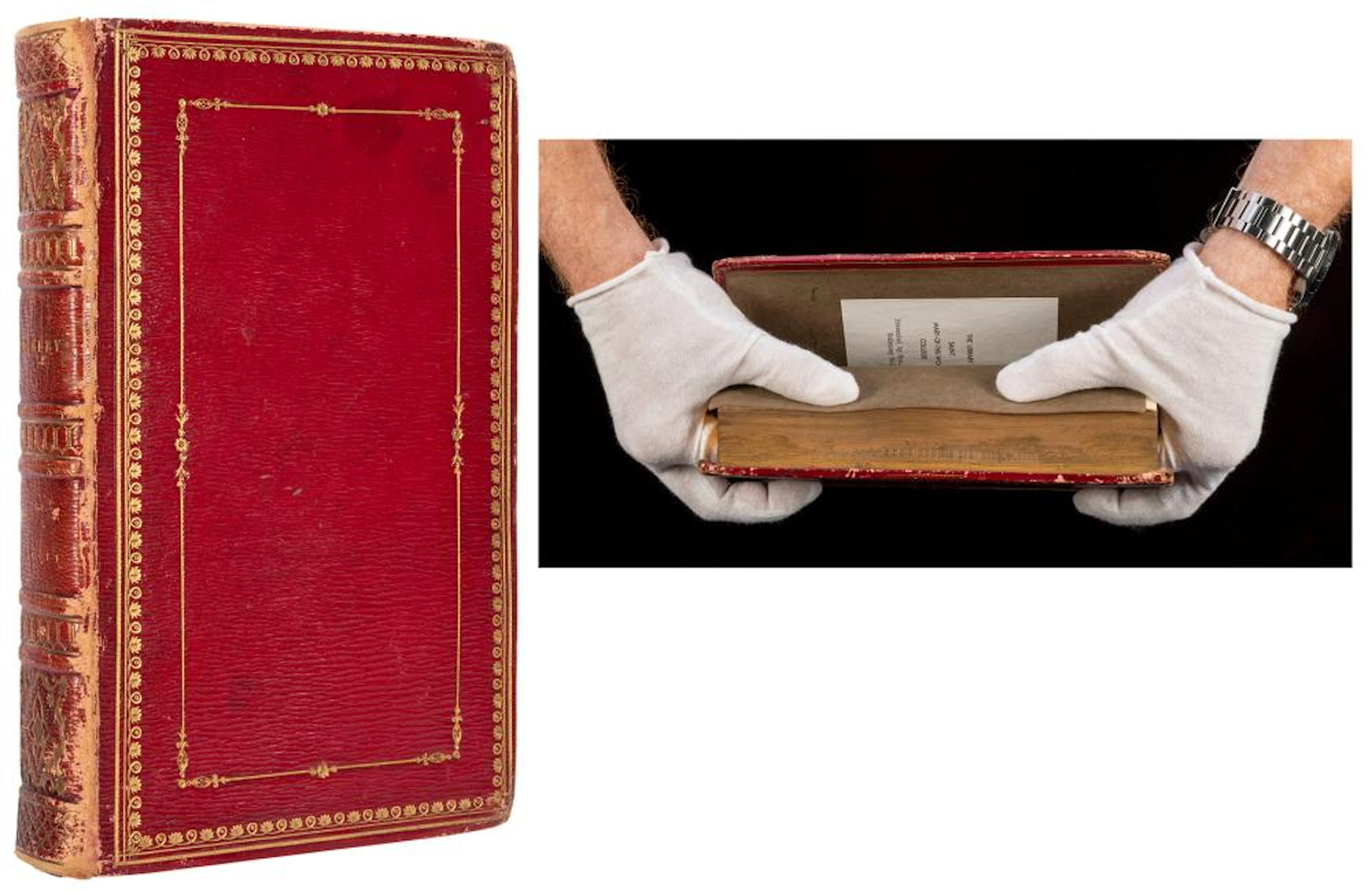 [FORE?EDGE PAINTING]. SCOTT, Walter, Sir (1771?1832). Rokeb...