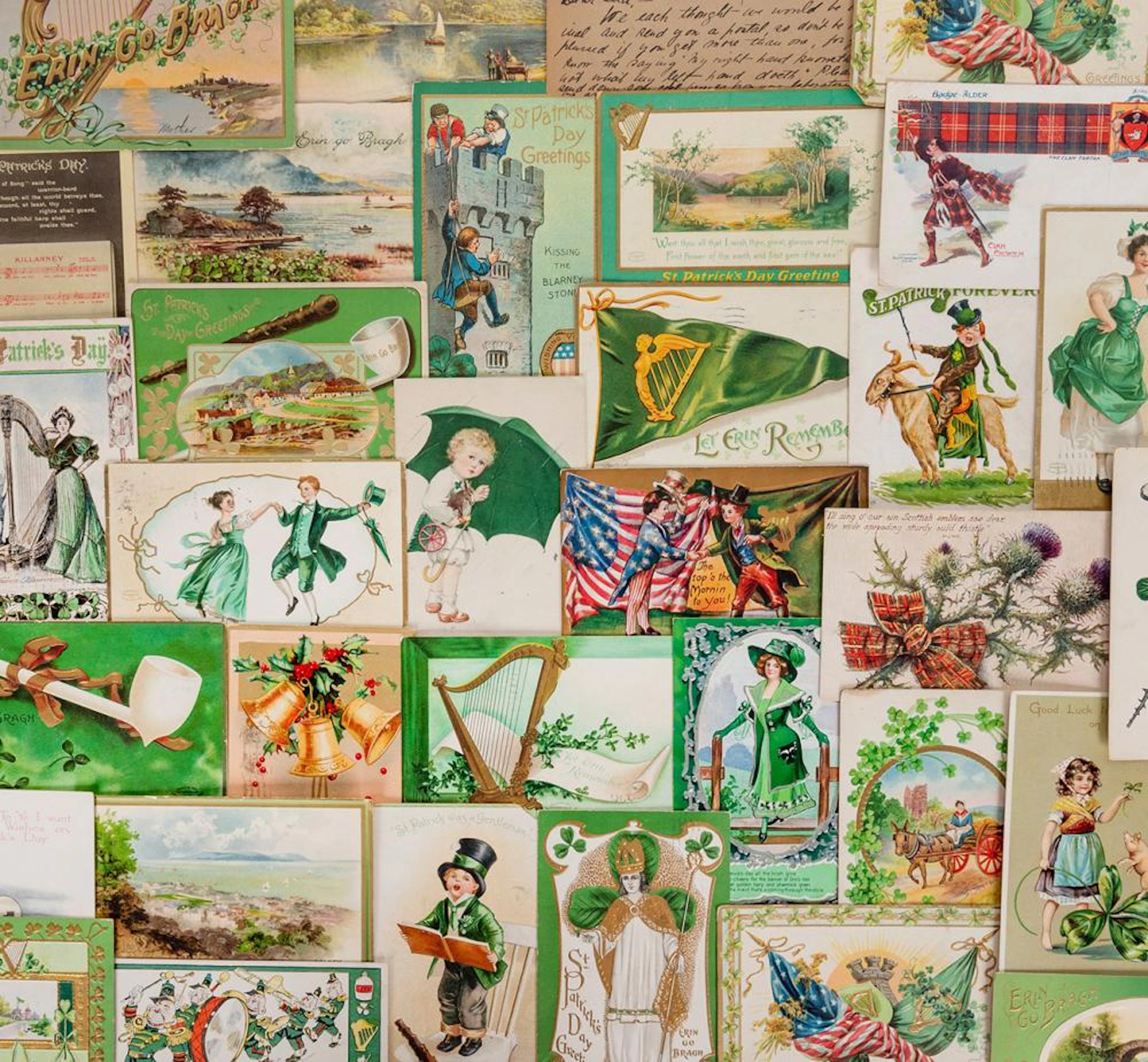 [ST. PATRICK?S DAY]. Extensive collection of St. Patrick?s ...