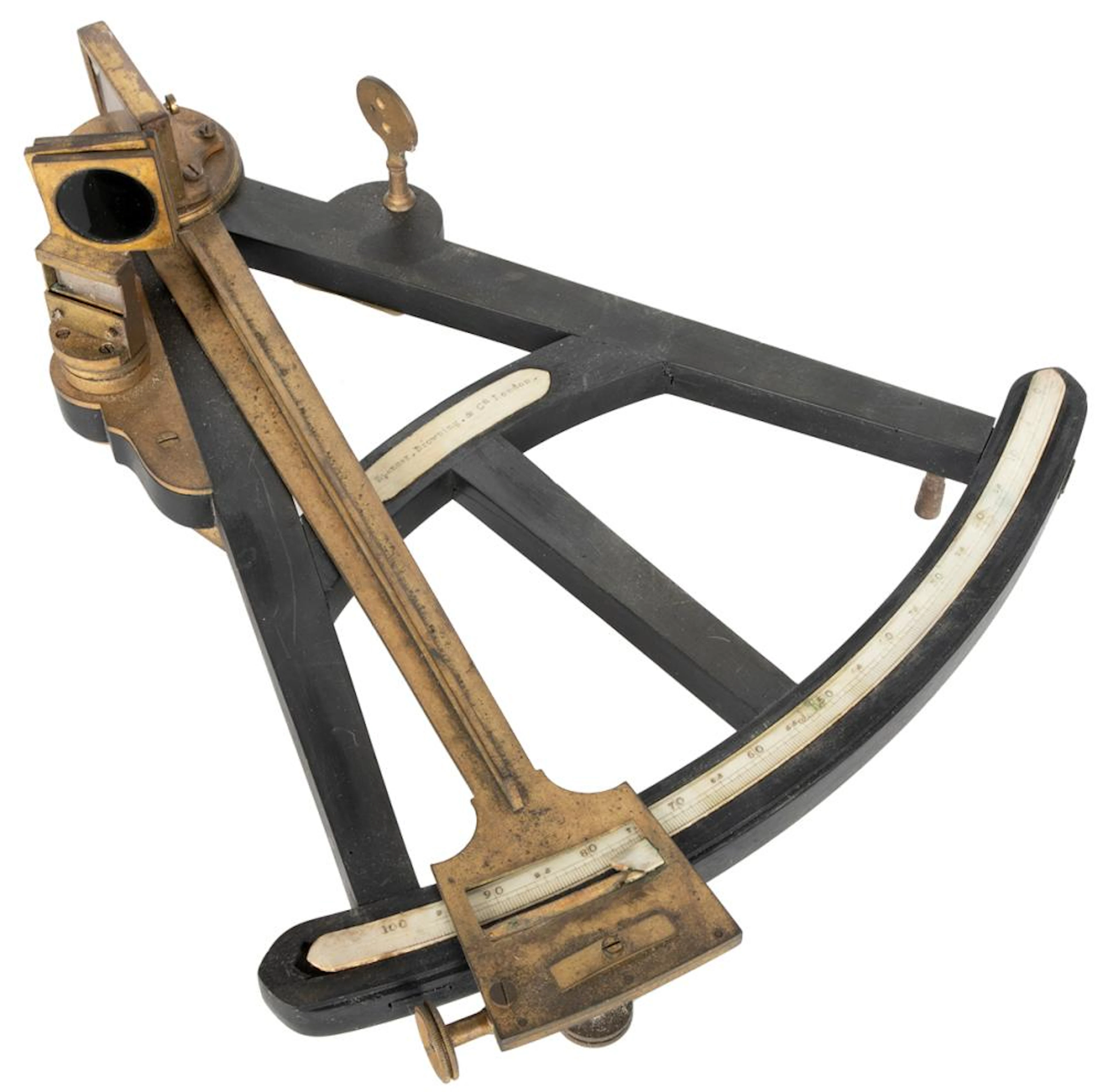 [SEXTANT]. Nautical sextant. London: Spencer, Browning, [ca...