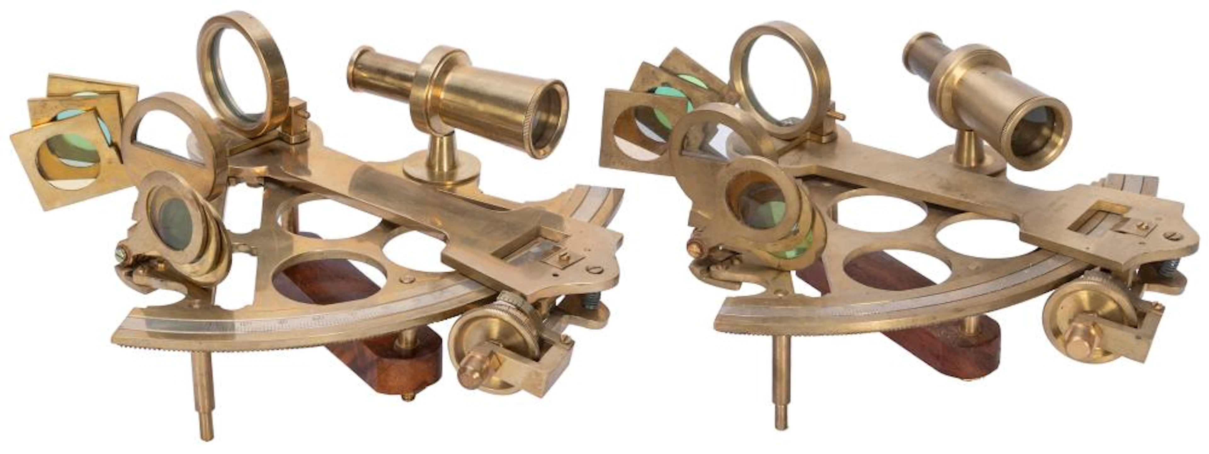 Group of 2 nautical sextants by Thomas Evans, Esq., London....