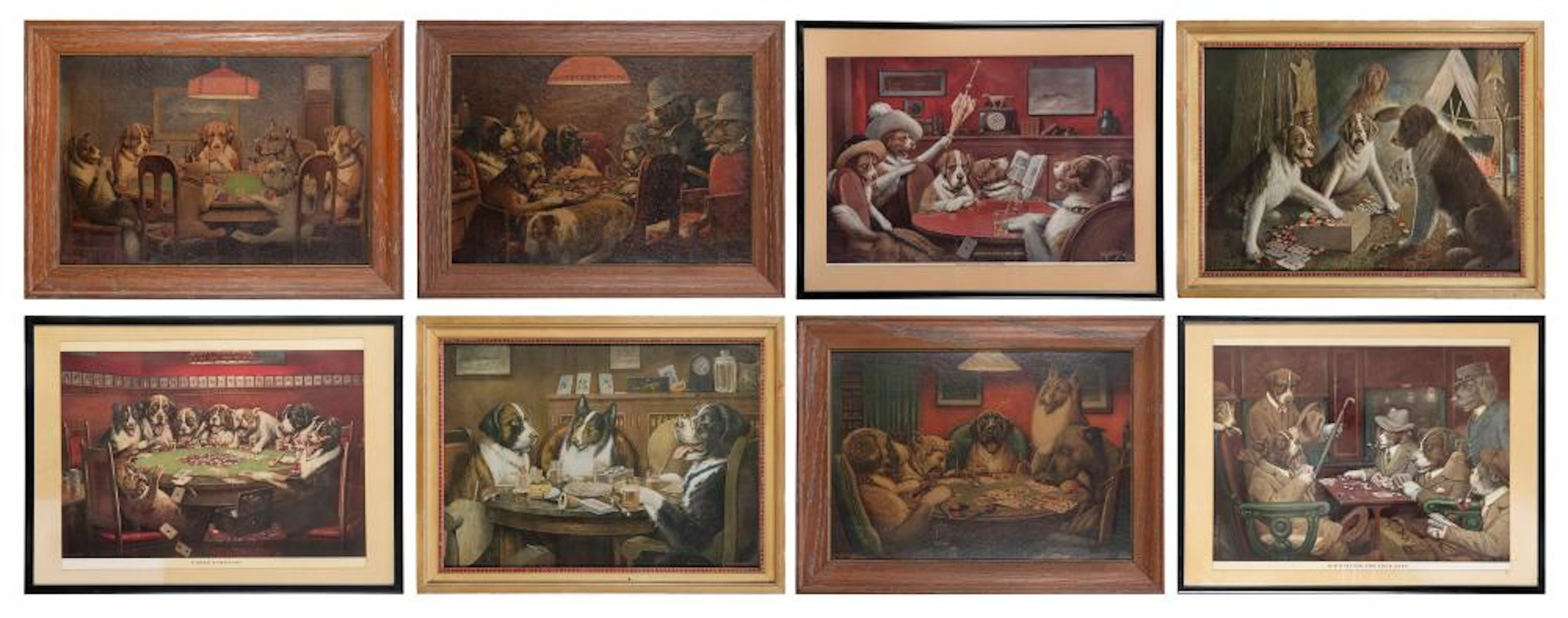 COOLIDGE, Cassius Marcellus (1844-1934) (after). Group of 8...