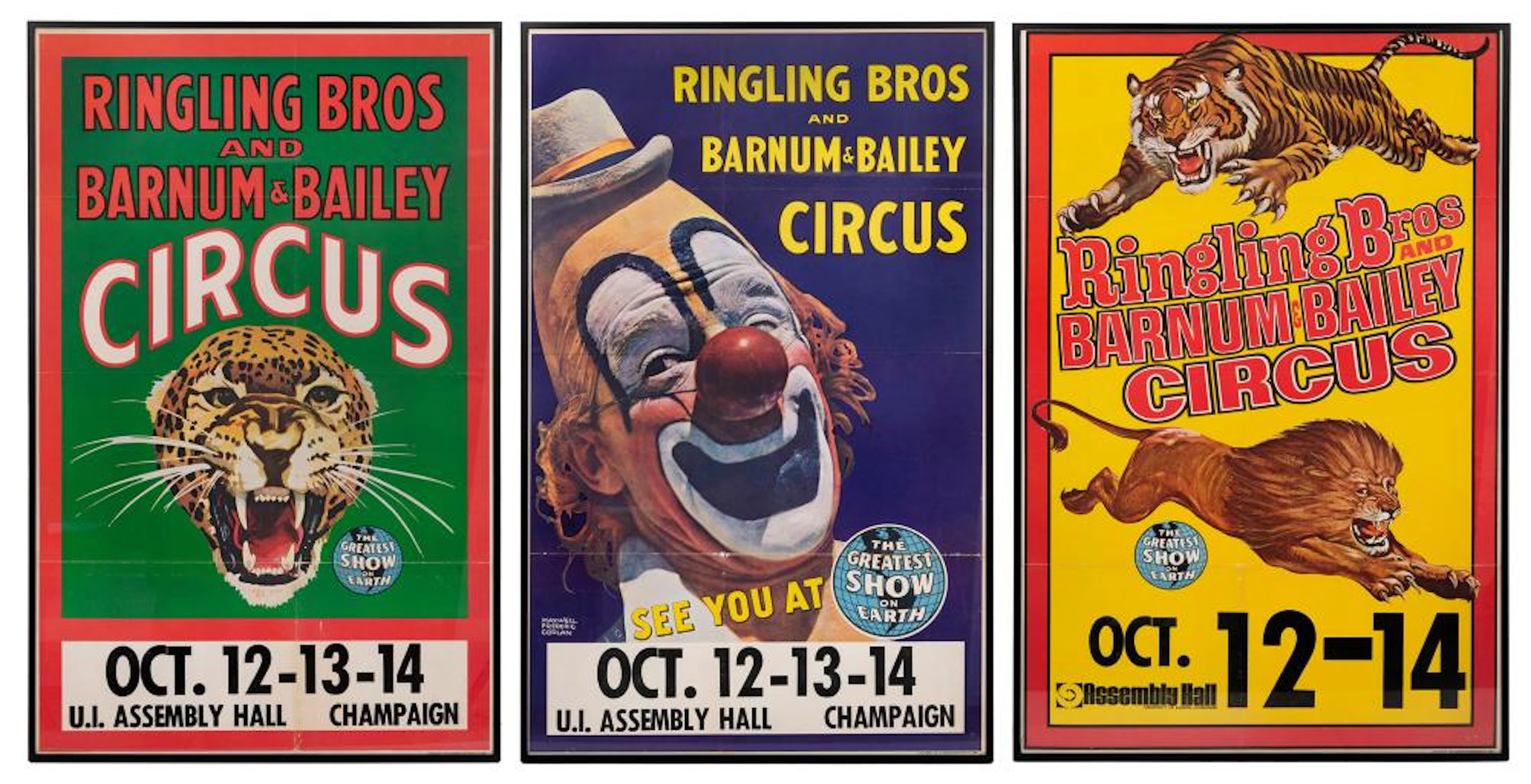 [CIRCUS]. Ringling Bros. and Barnum & Bailey Circus. Three ...
