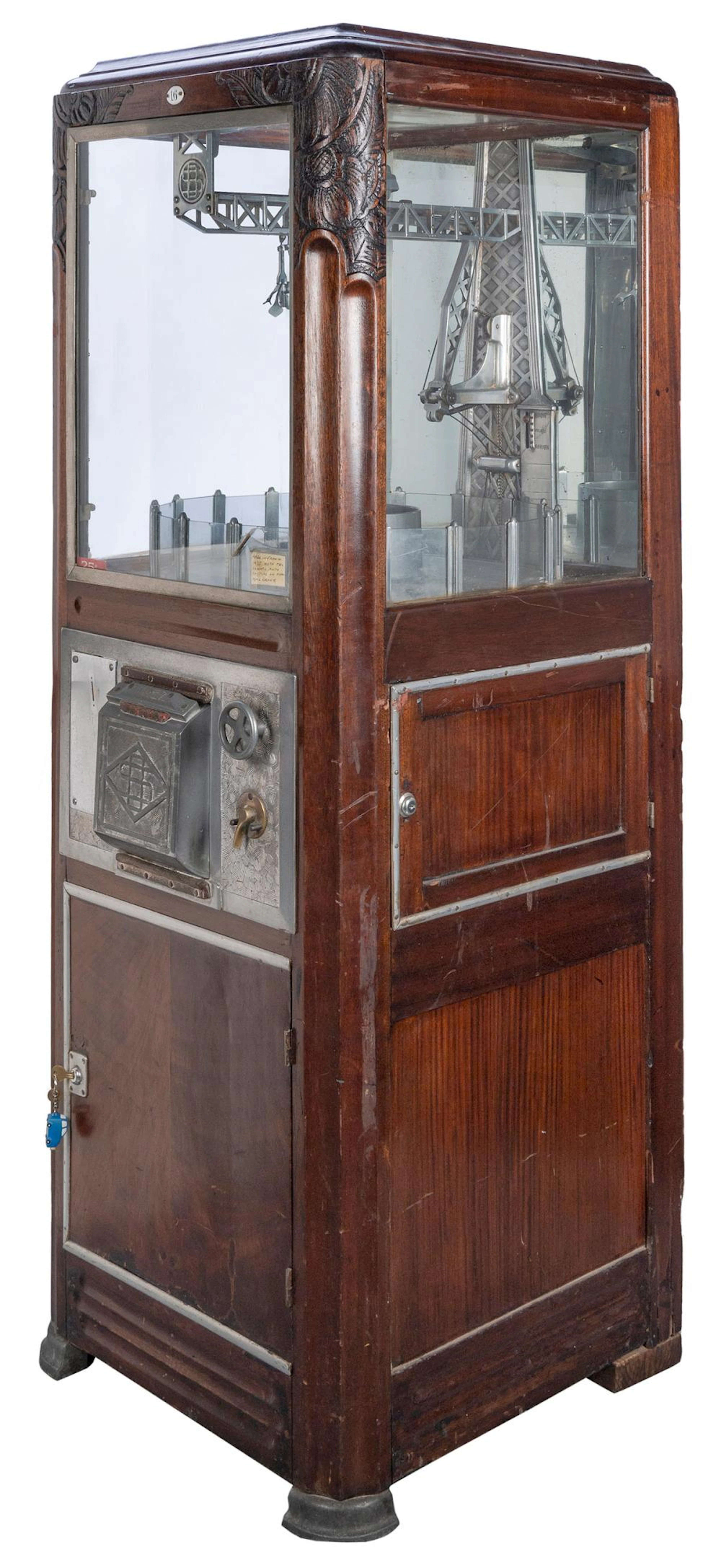 French Claw Crane Digger Arcade Game. [France: ca. 1935]. C...