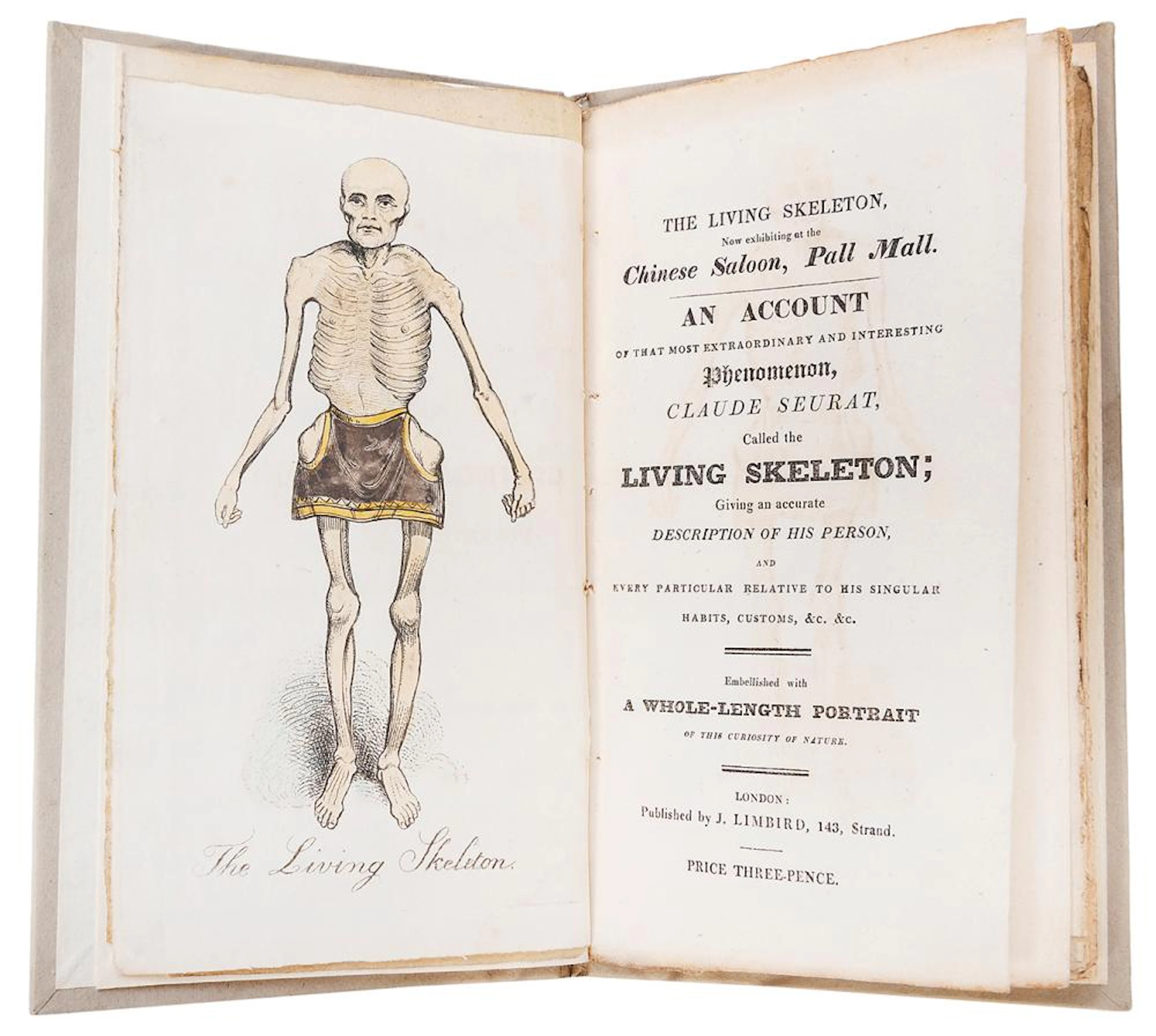 [SEURAT, Claude] The Living Skeleton, Now Exhibiting at the...