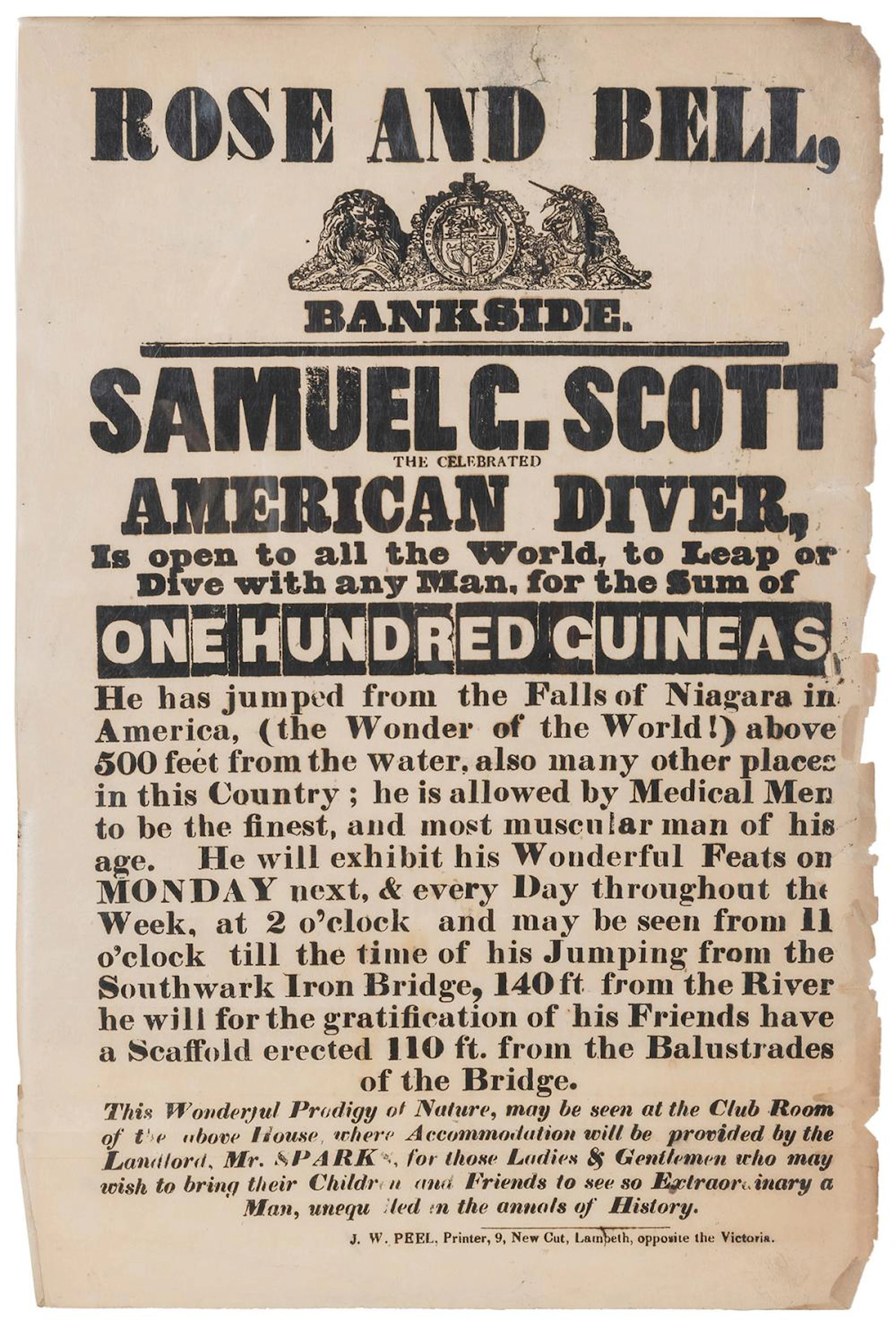 SCOTT, Samuel C. (1813 ? 1841). Samuel C. Scott the Celebra...