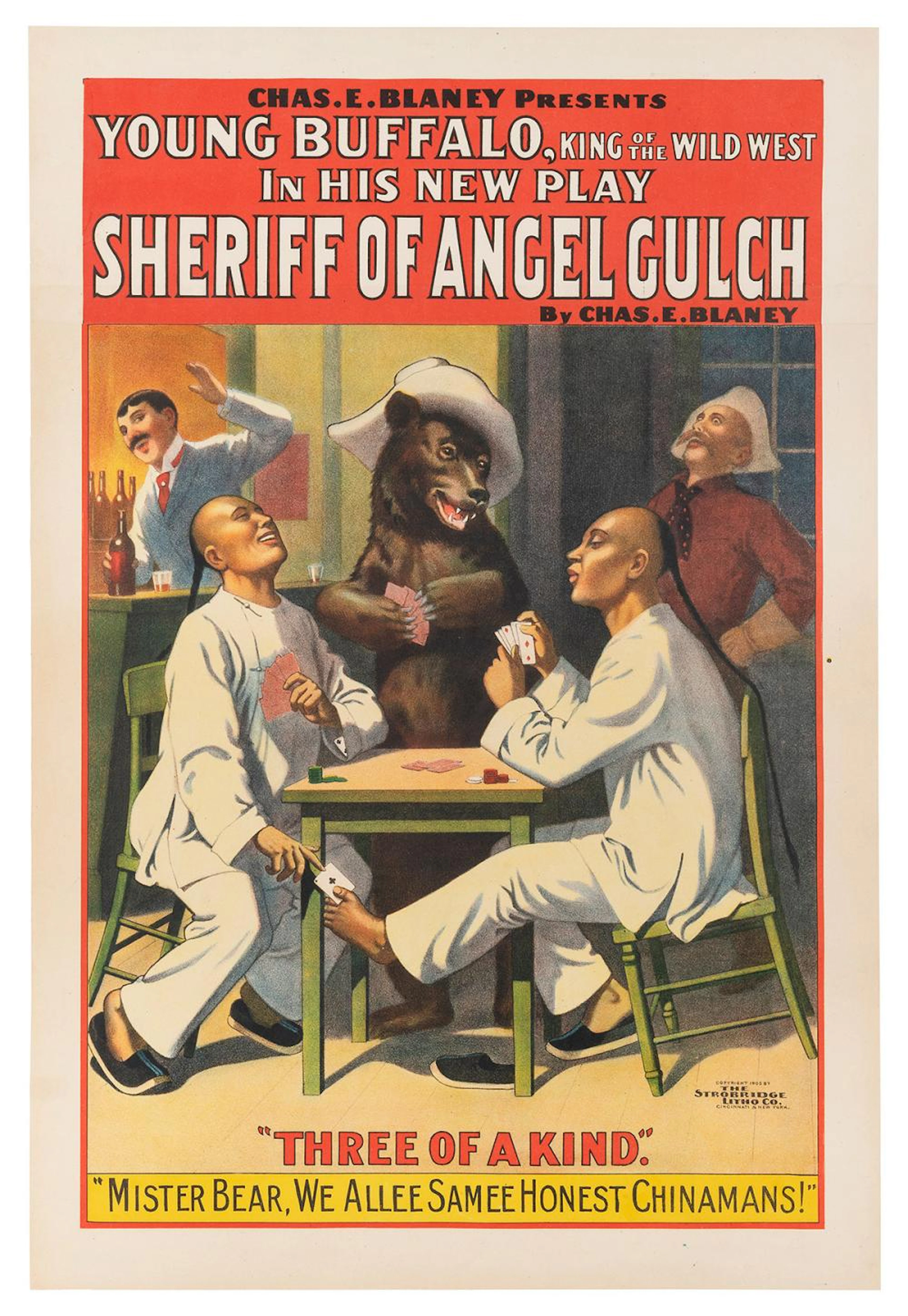 [POKER] YOUNG Buffalo, King of the Wild West. Sheriff of An...