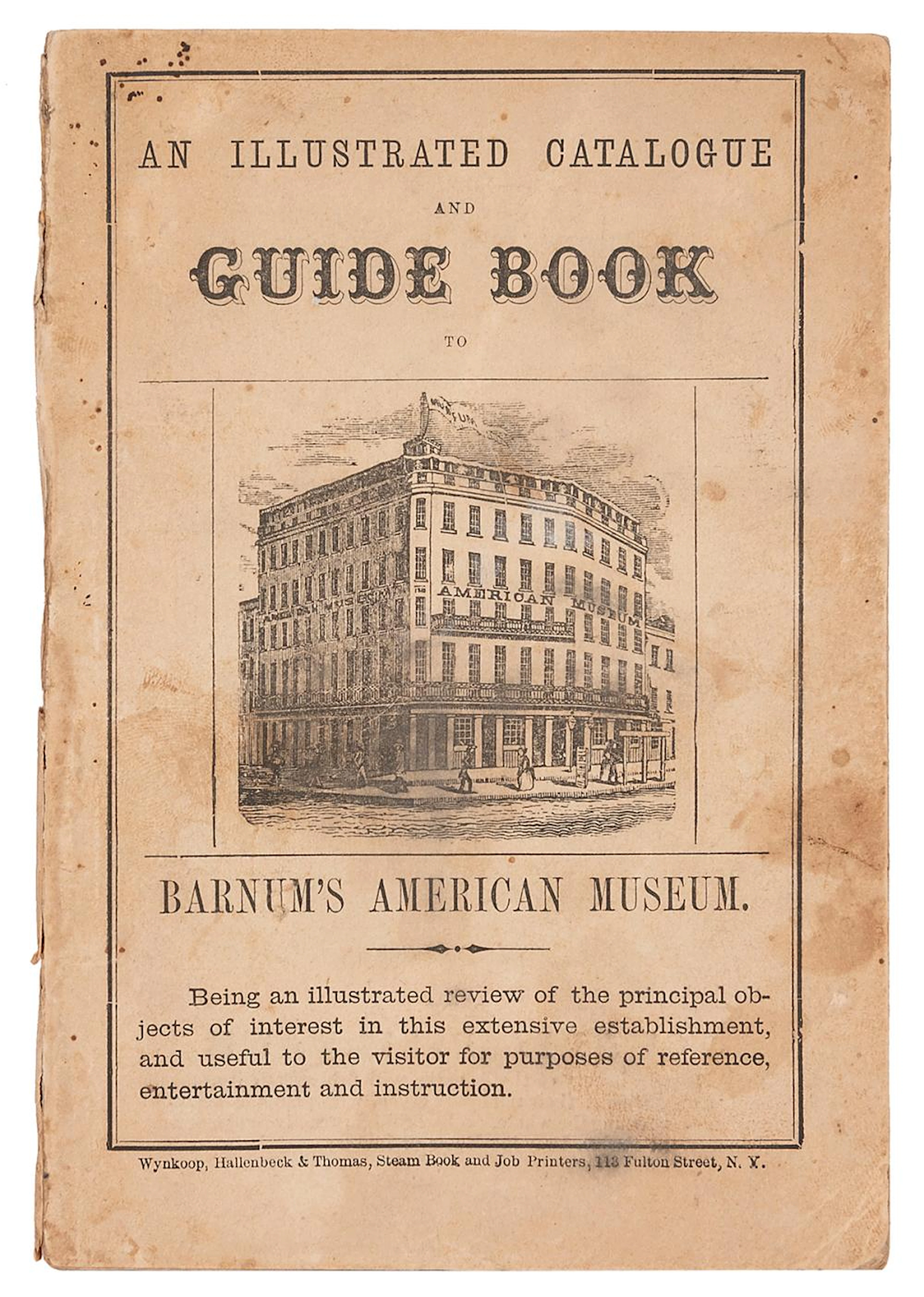 An Illustrated Catalogue and Guide Book to Barnum?s America...