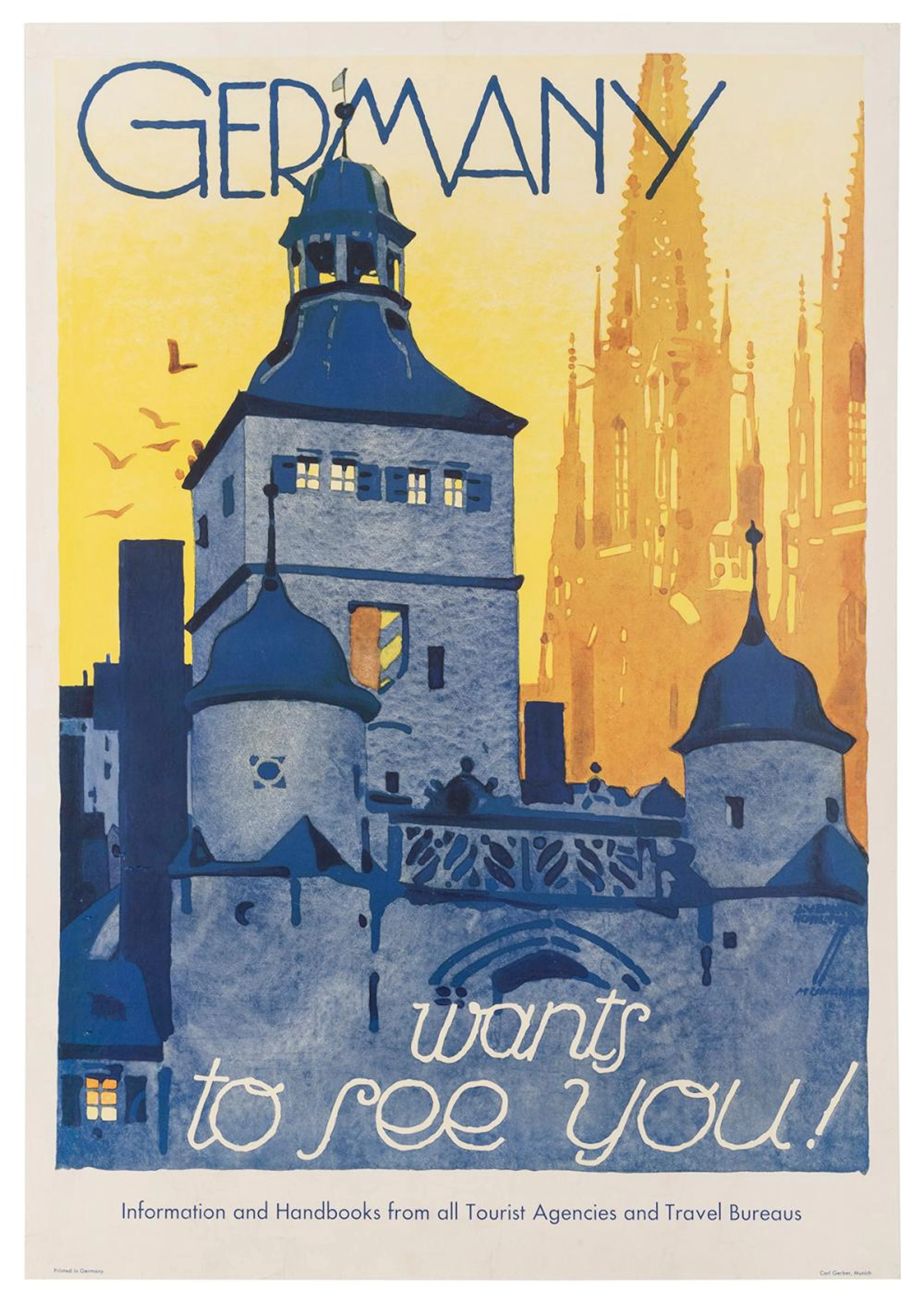 HOHLWEIN, Ludwig (1874-1949). Germany wants to see you! Mun...