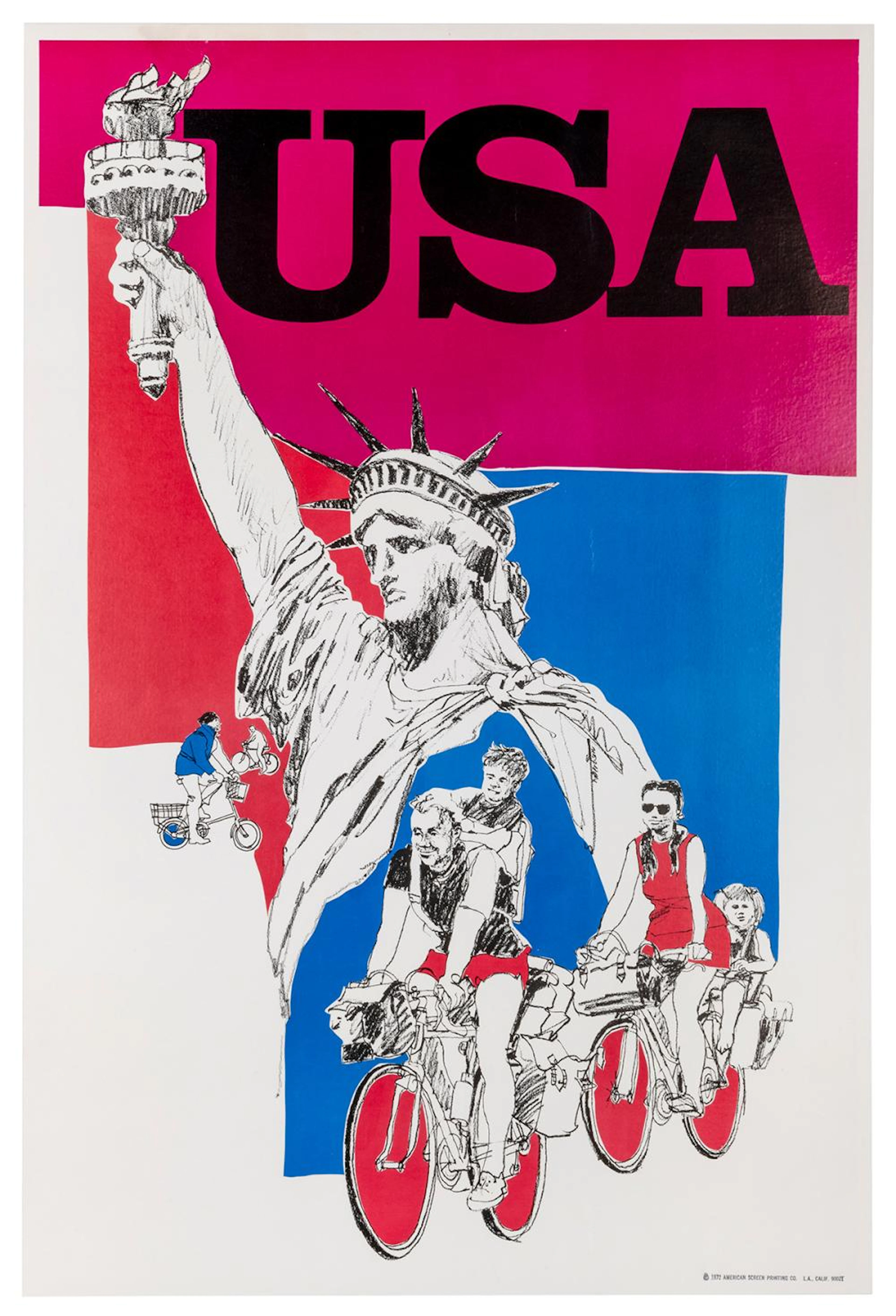 USA / [Cycling]. 1972. Los Angeles: American Screen Printin...
