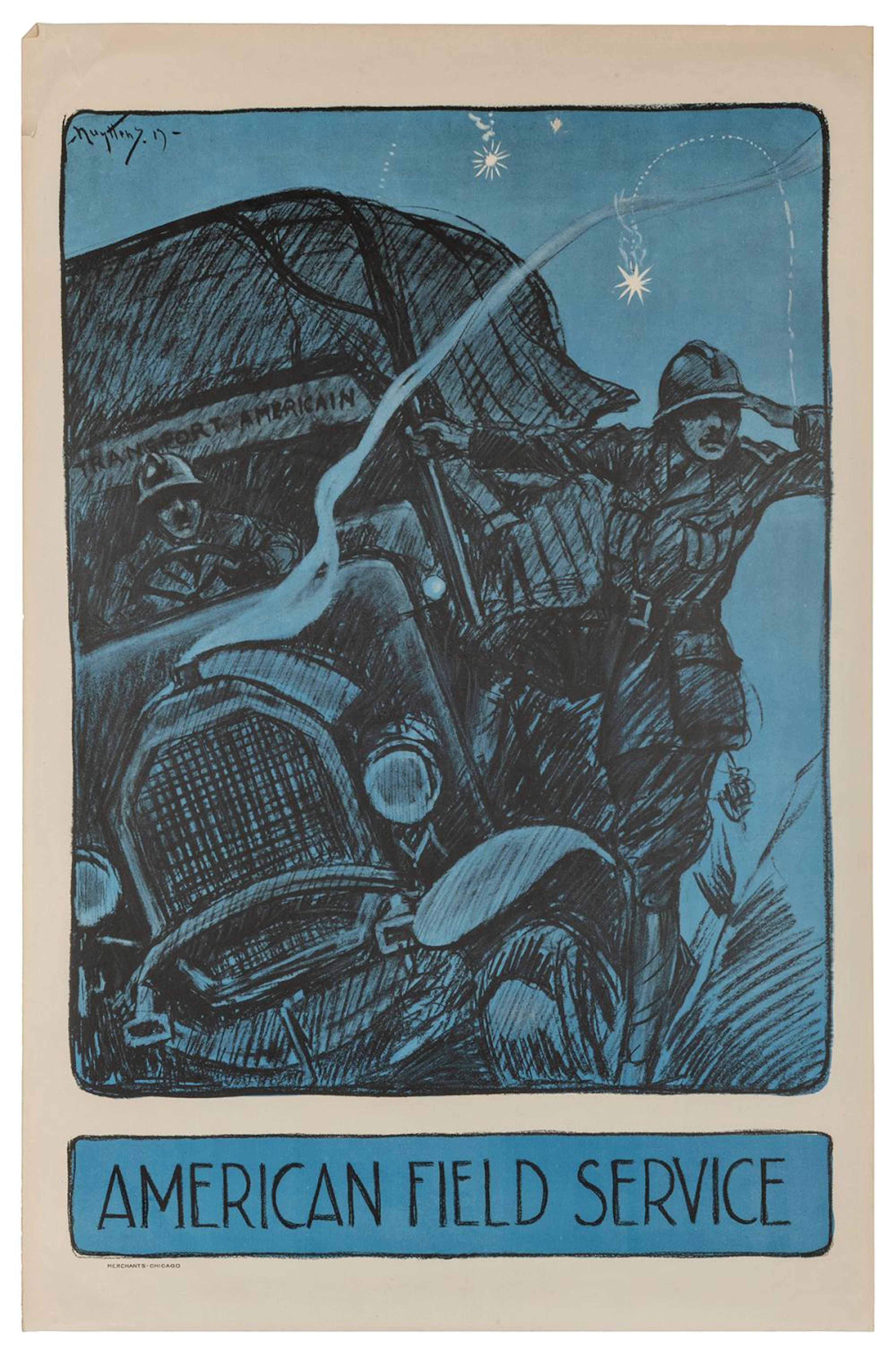UYTTENS, Josef Pierre (1885?1960). American Field Service....