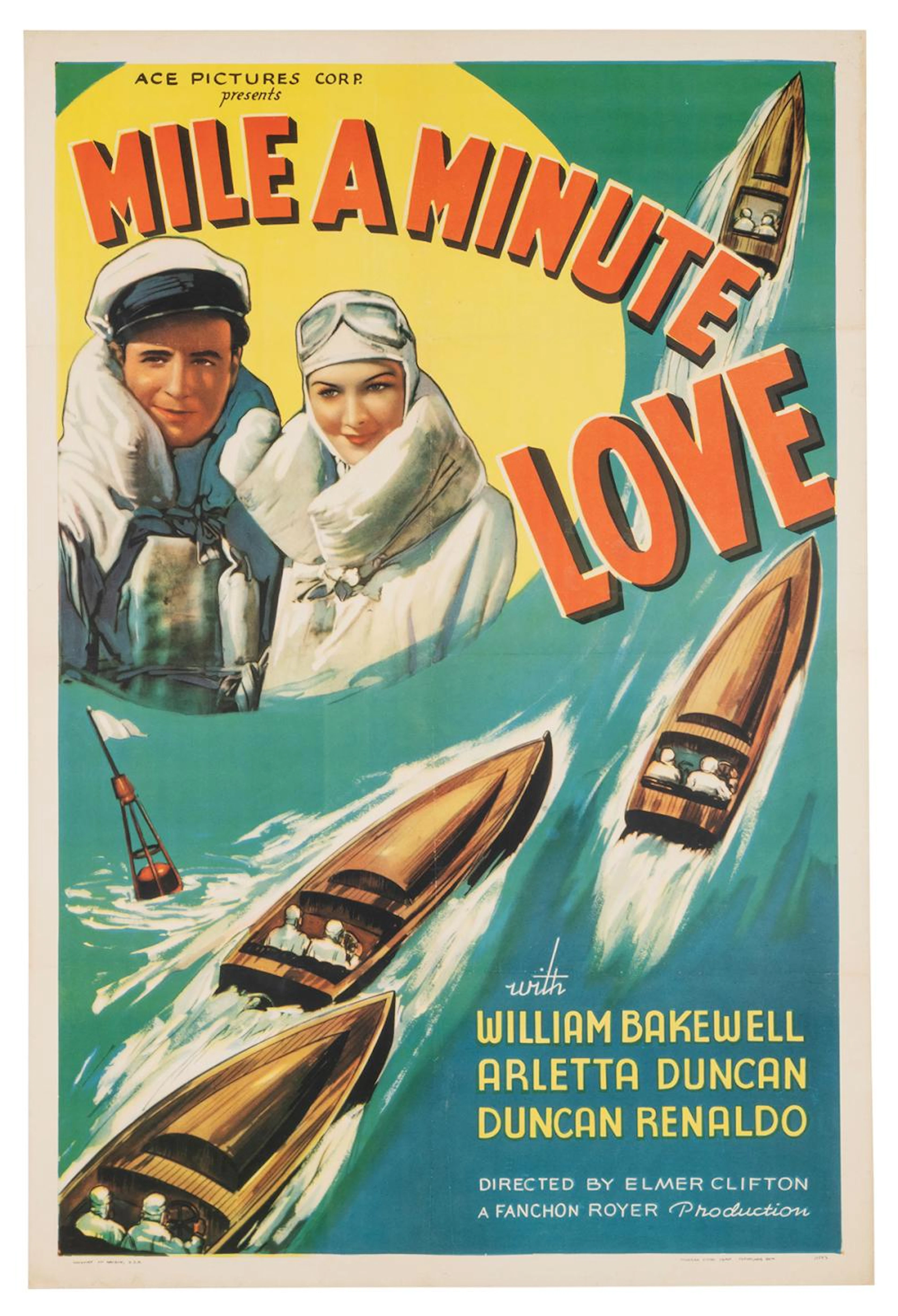 Mile a Minute Love. [1937]. Hollywood: ACE Pictures Corp. O...