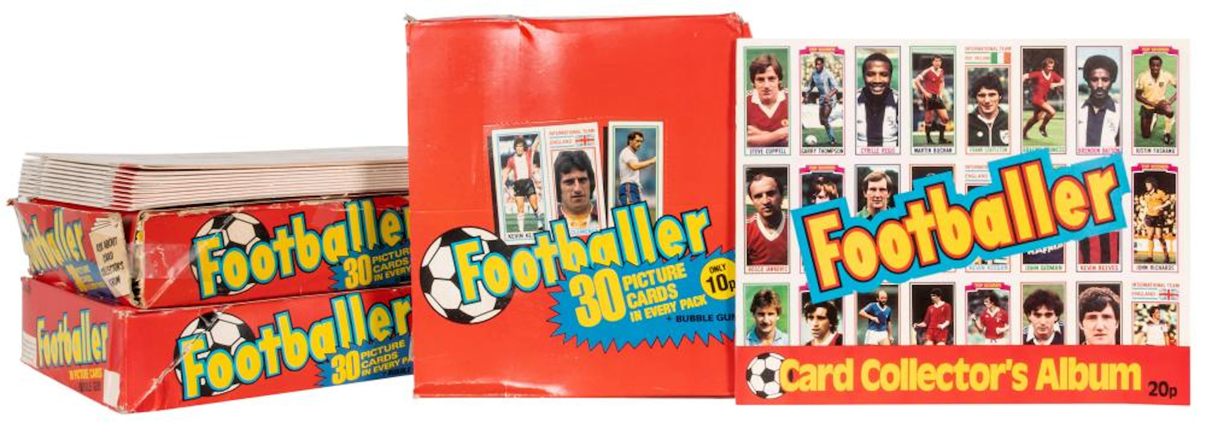 1981 Topps English League ?Footballer? Soccer Boxes. Duryea...