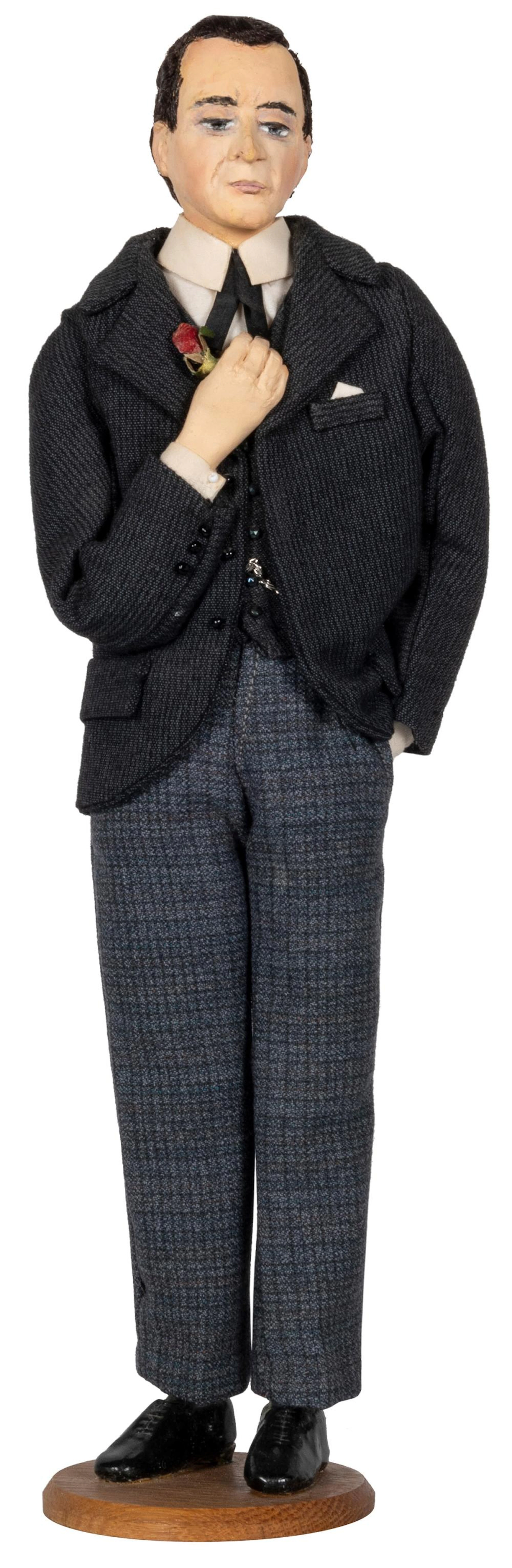 [BRETT, Jeremy (1933-1995), subject]. A pair of clothed dol...