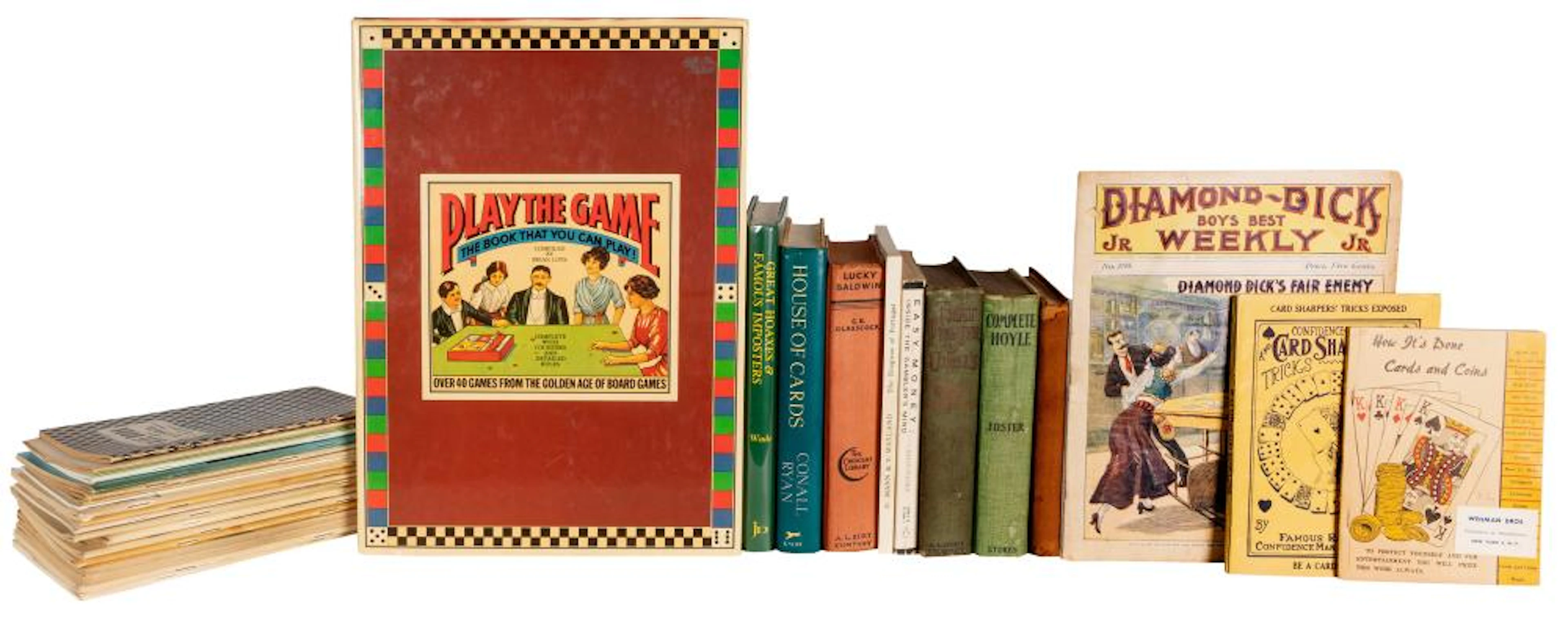 Lot of Gambling Books and Catalogs. Late 19th/20th century....