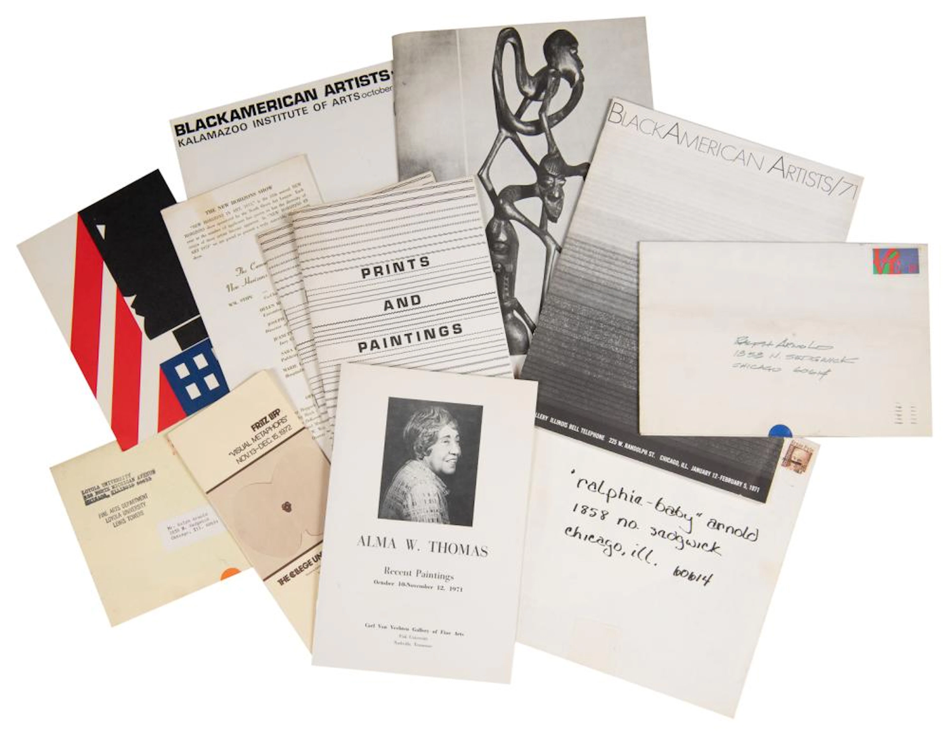 [ART EPHEMERA] Thirteen pieces of Art Exhibition Ephemera f...
