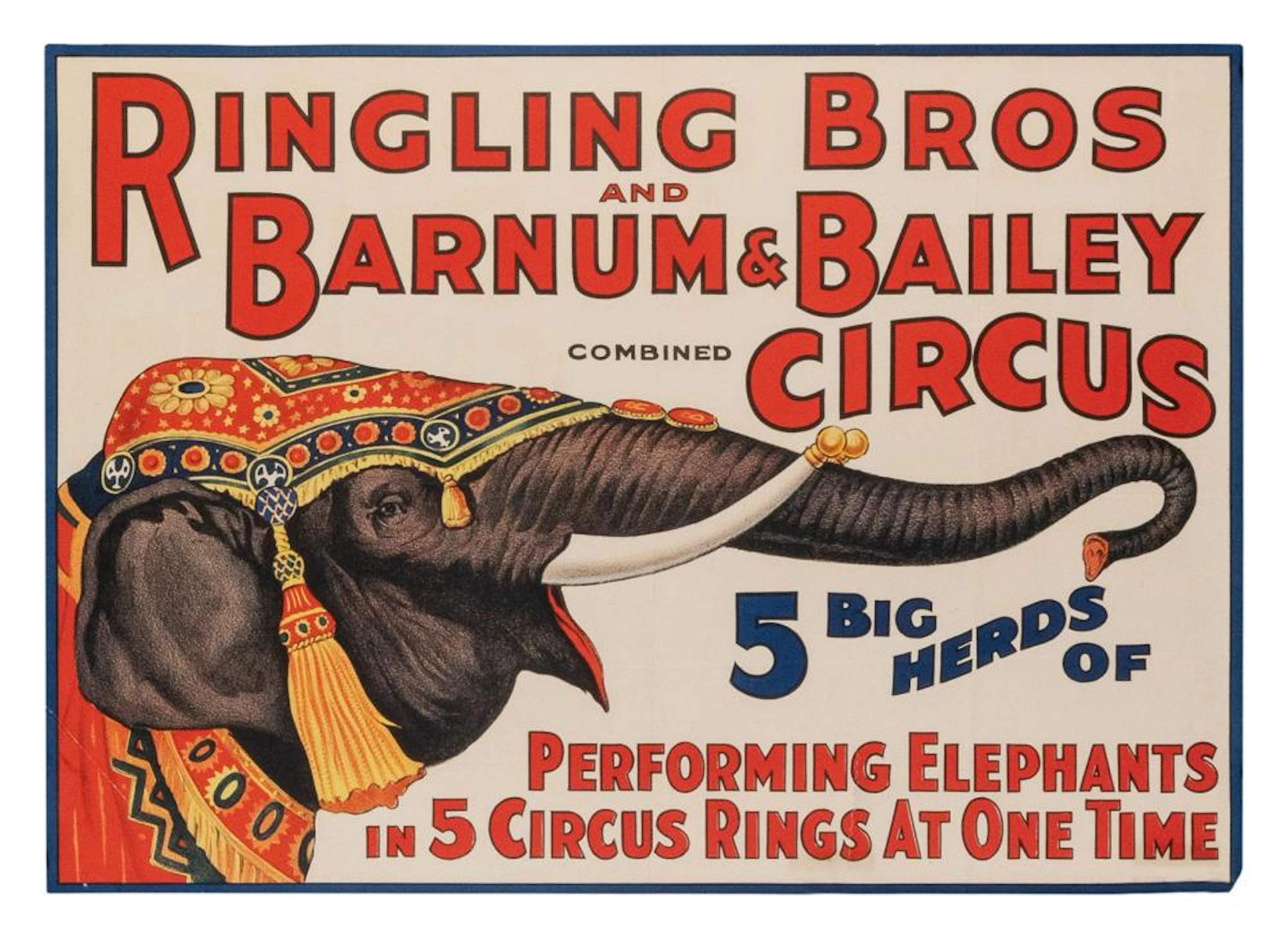 Ringling Bros and Barnum & Bailey / 5 Big Herds of Performi...